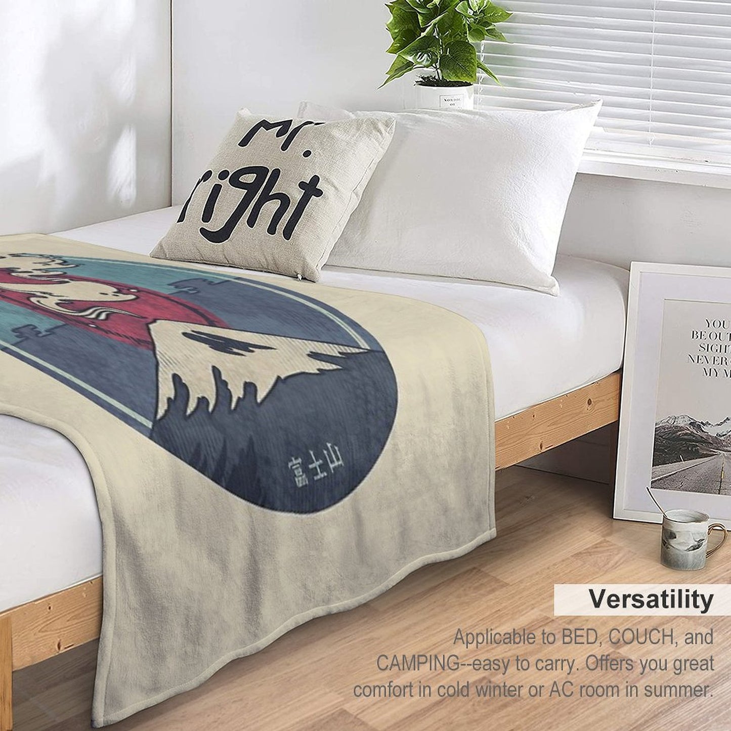 Fuji Throw Blanket
