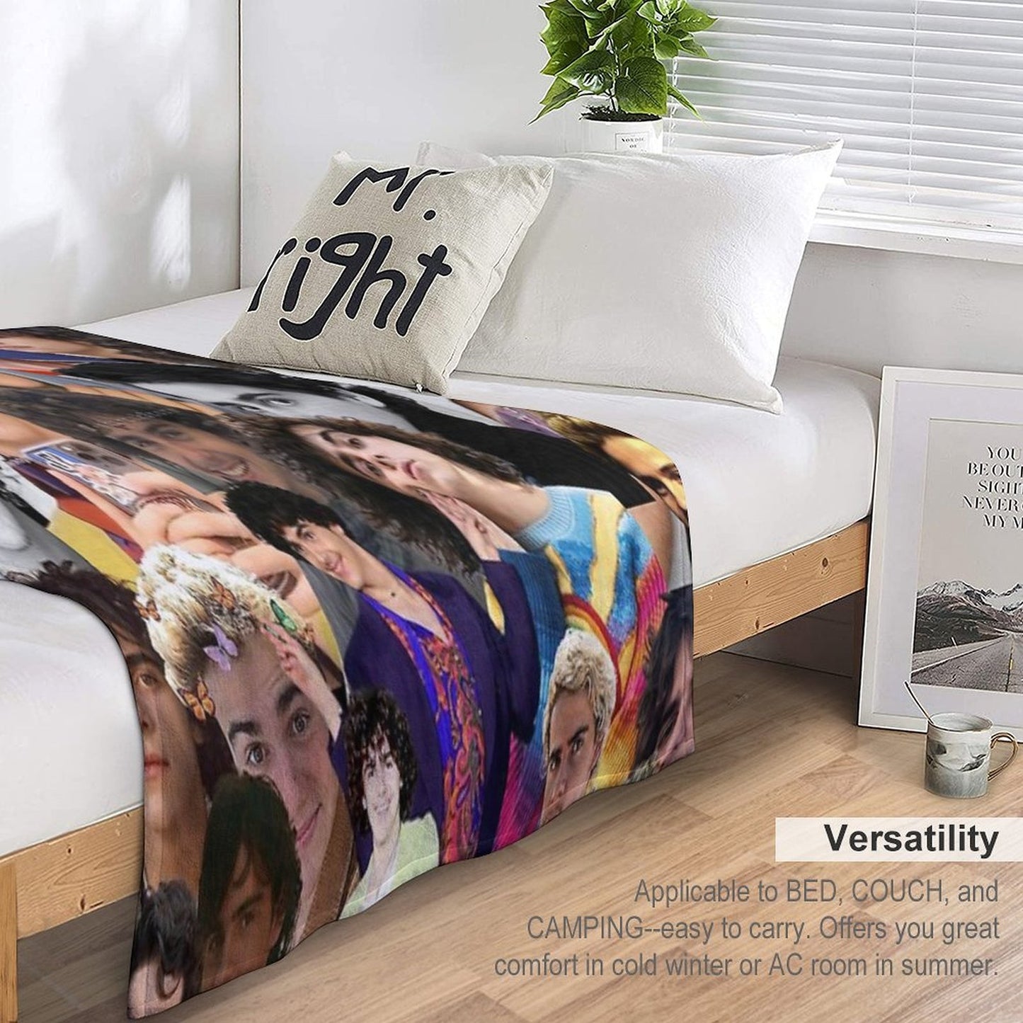 Jack Dylan Grazer Photo Collage Throw Blanket