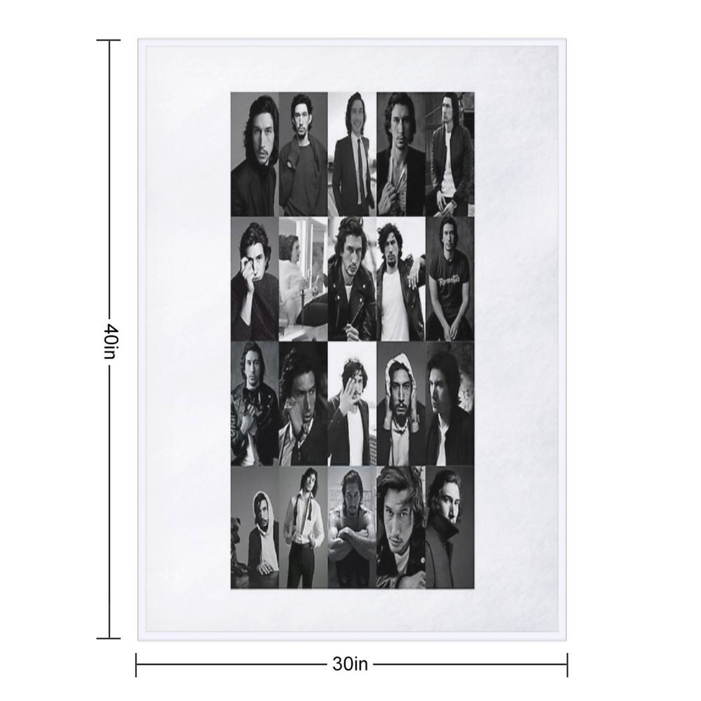 Gift For Men Adam Special Present Driver Collage Vintage Photograp Throw Blanket