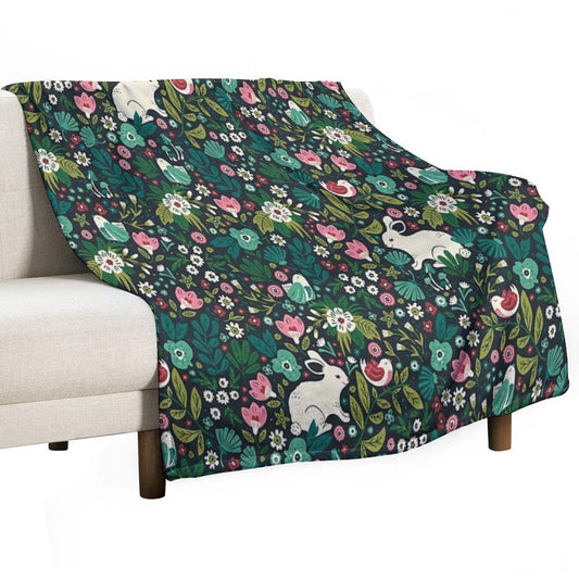 Forest Friends Throw Blanket