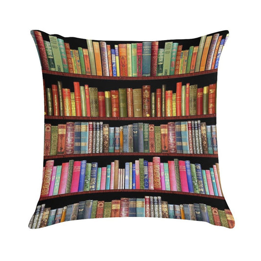 Jane Austen Antique Books, British Antique Books Soft Fade-Resistant Throw Pillow