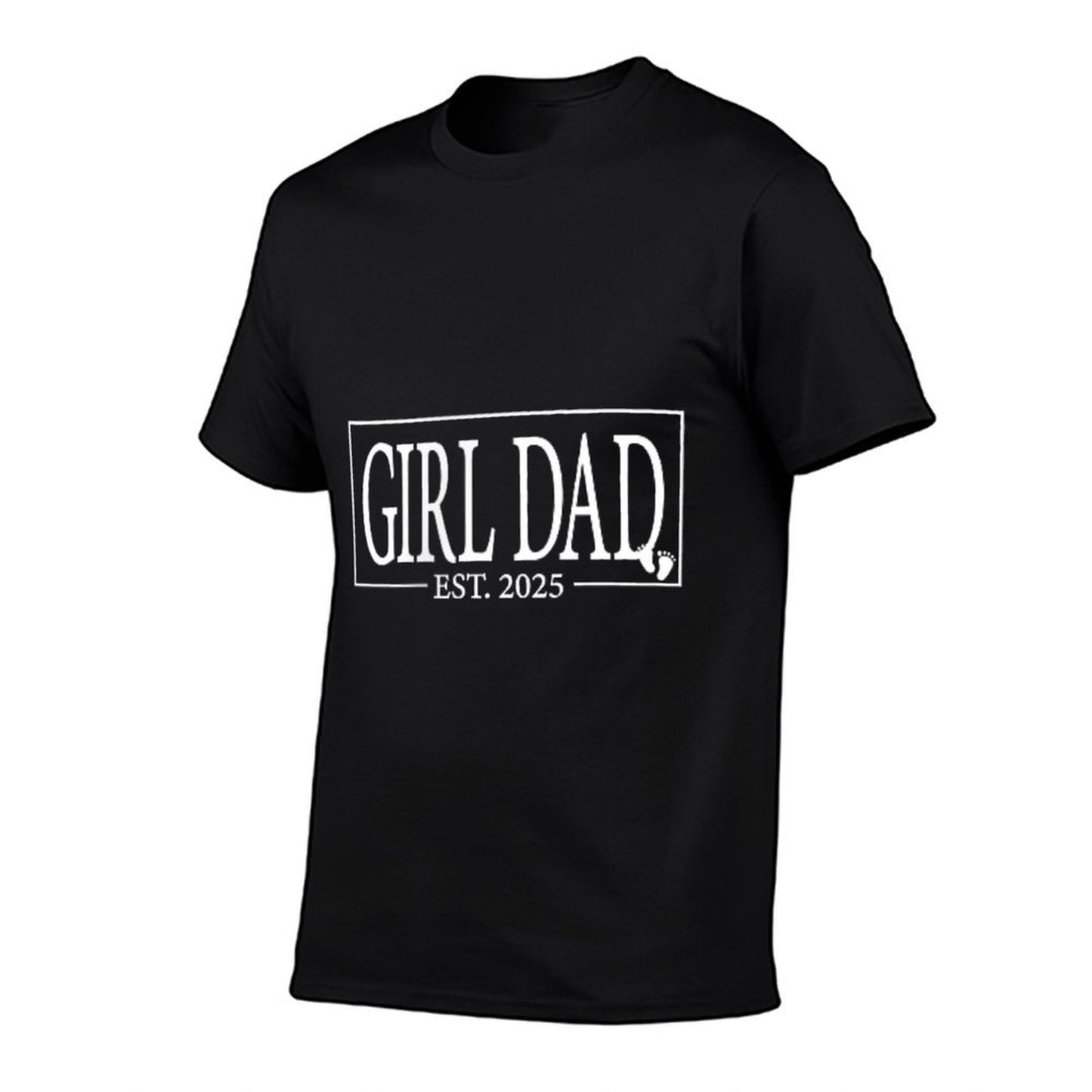 Girl Dad Est. 2025 Logo Father 2025 To Be 2025 T-Shirt