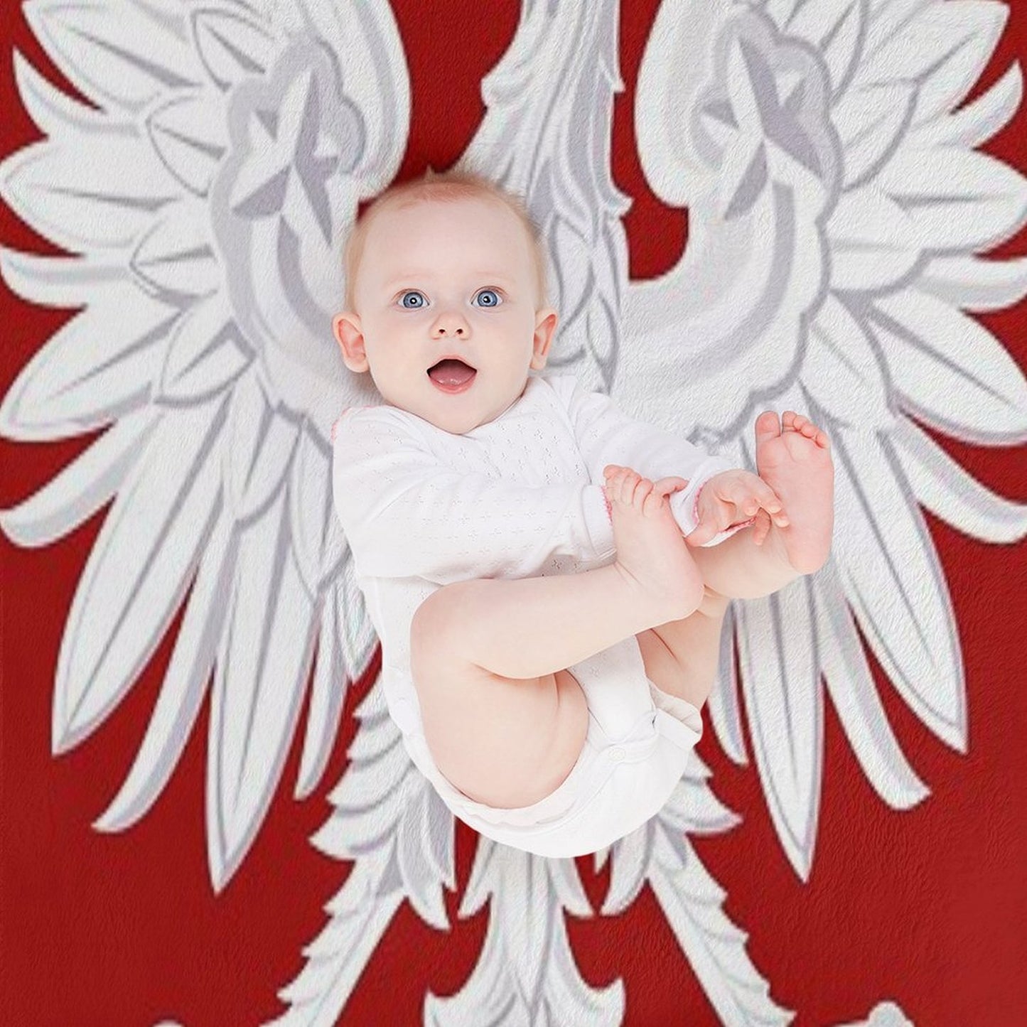 Polish Eagle Throw Blanket