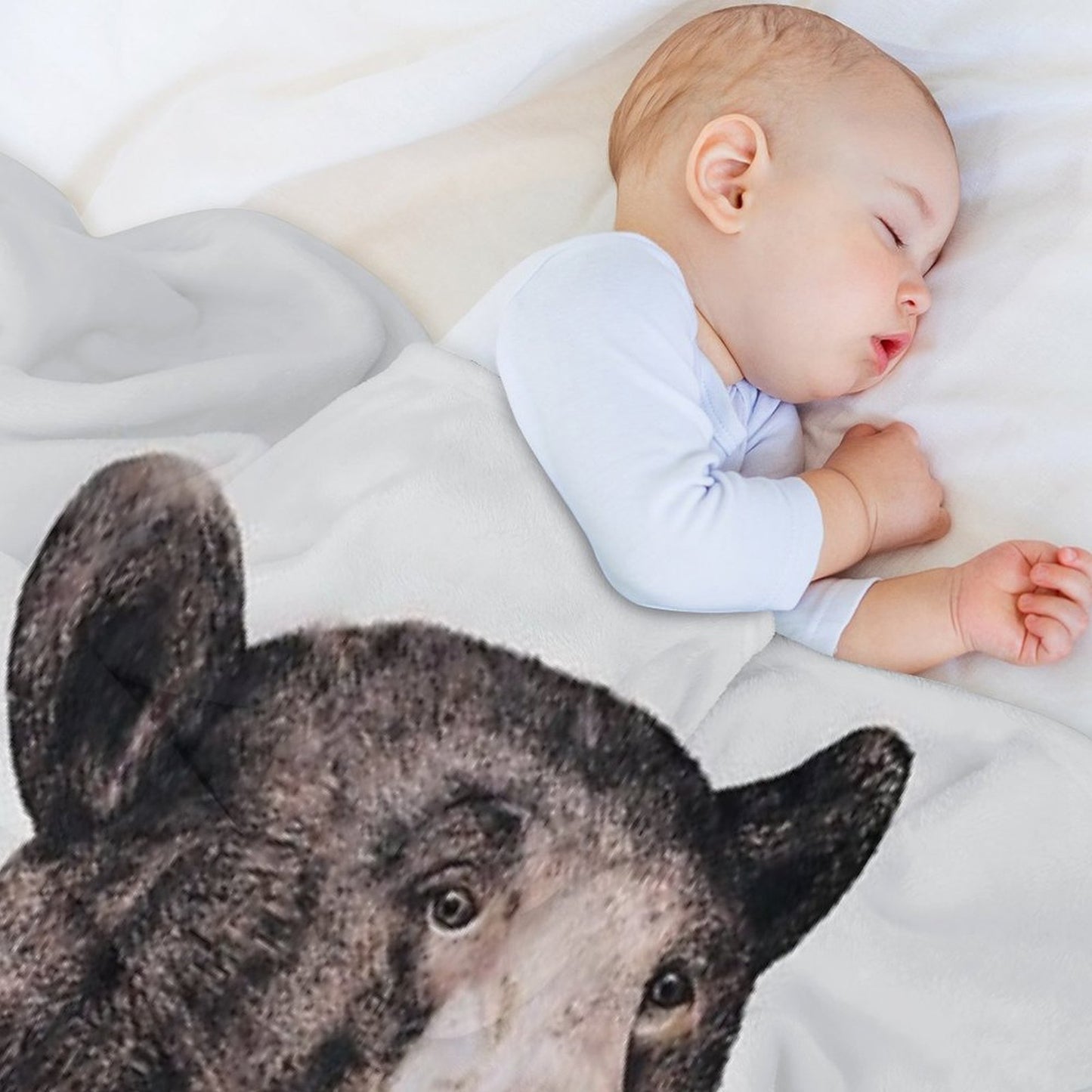 Black Bear Throw Blanket