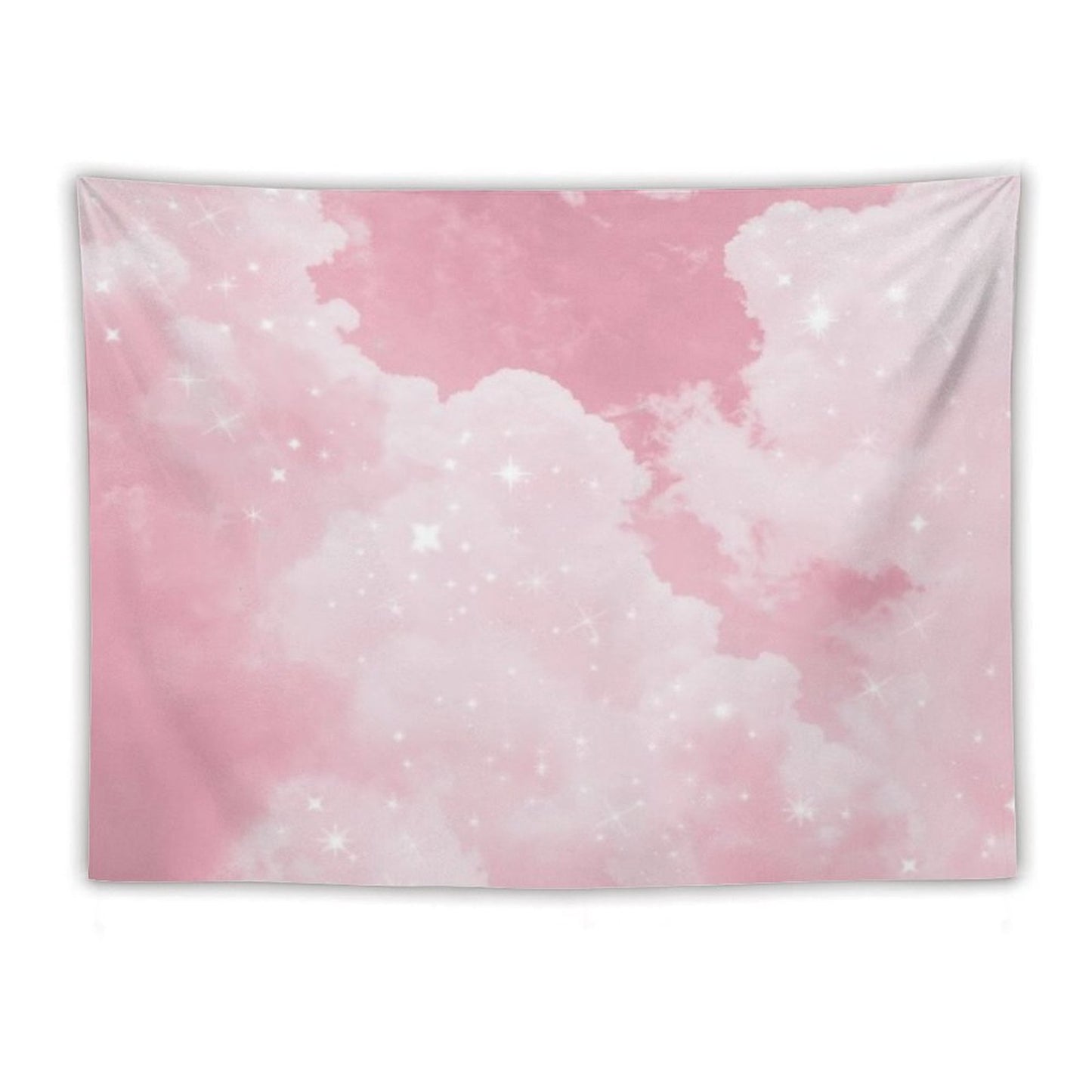 Pink Clouds Sparkling Tapestry