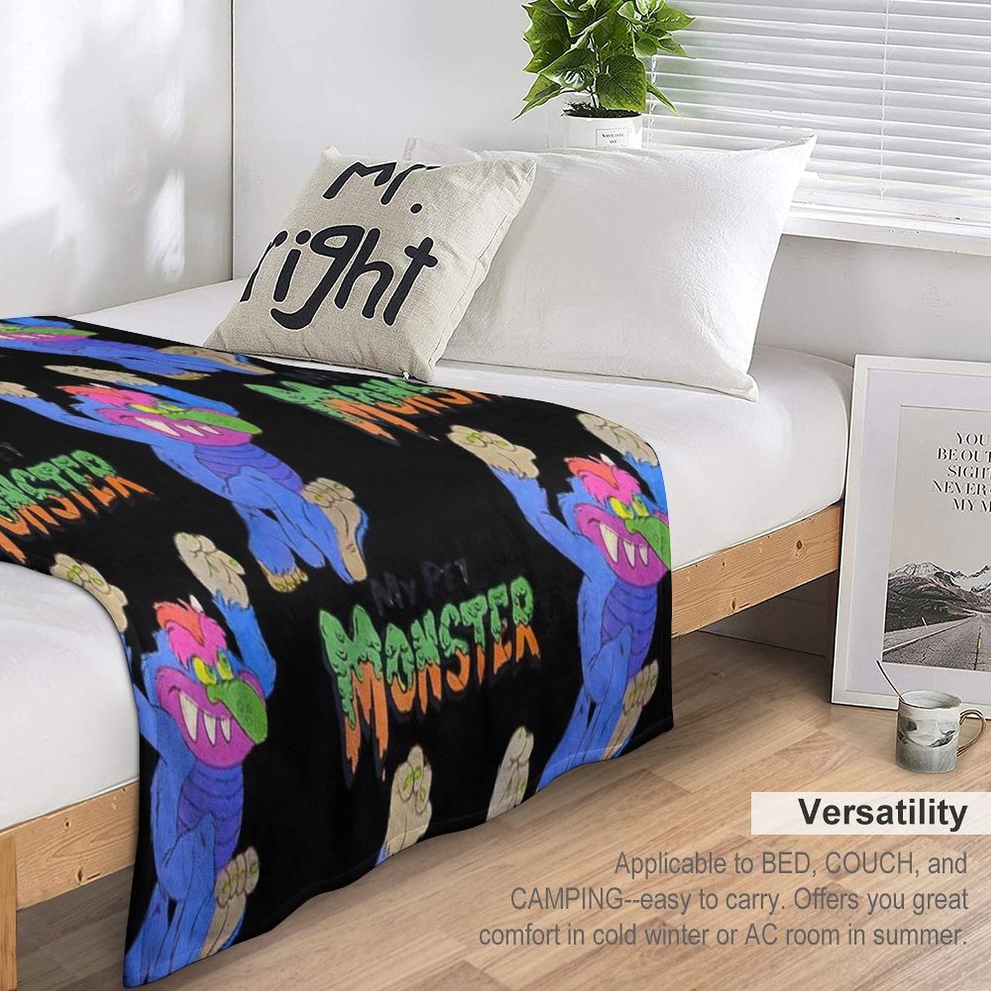 My Pet Monster Throw Blanket