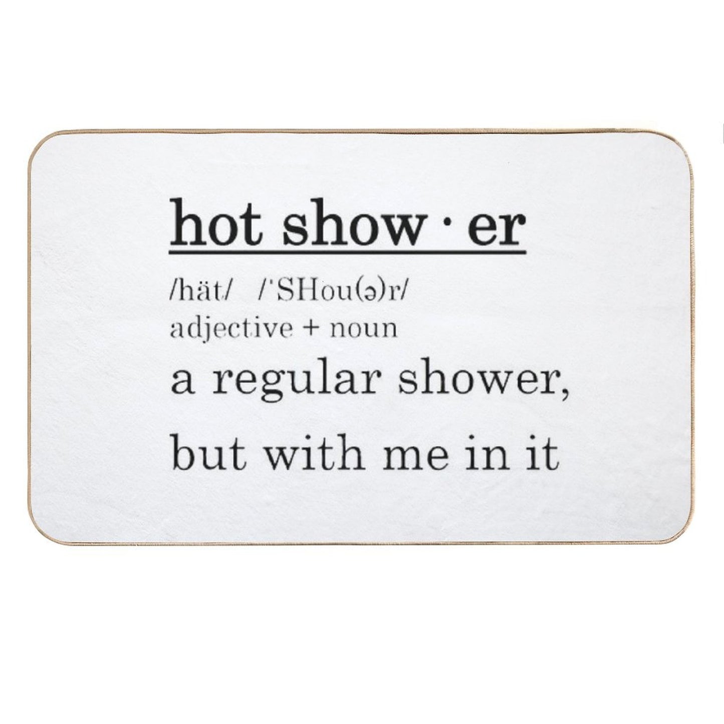 Hot Shower Curtain Bath Mat
