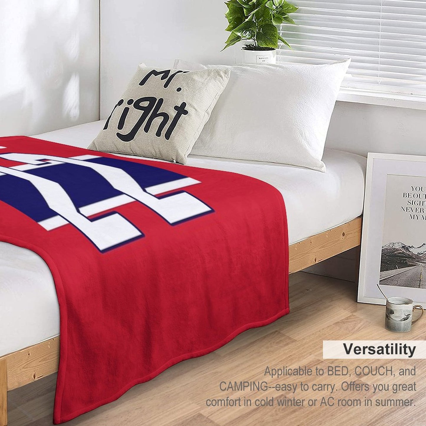 Caufield Jersey Throw Blanket