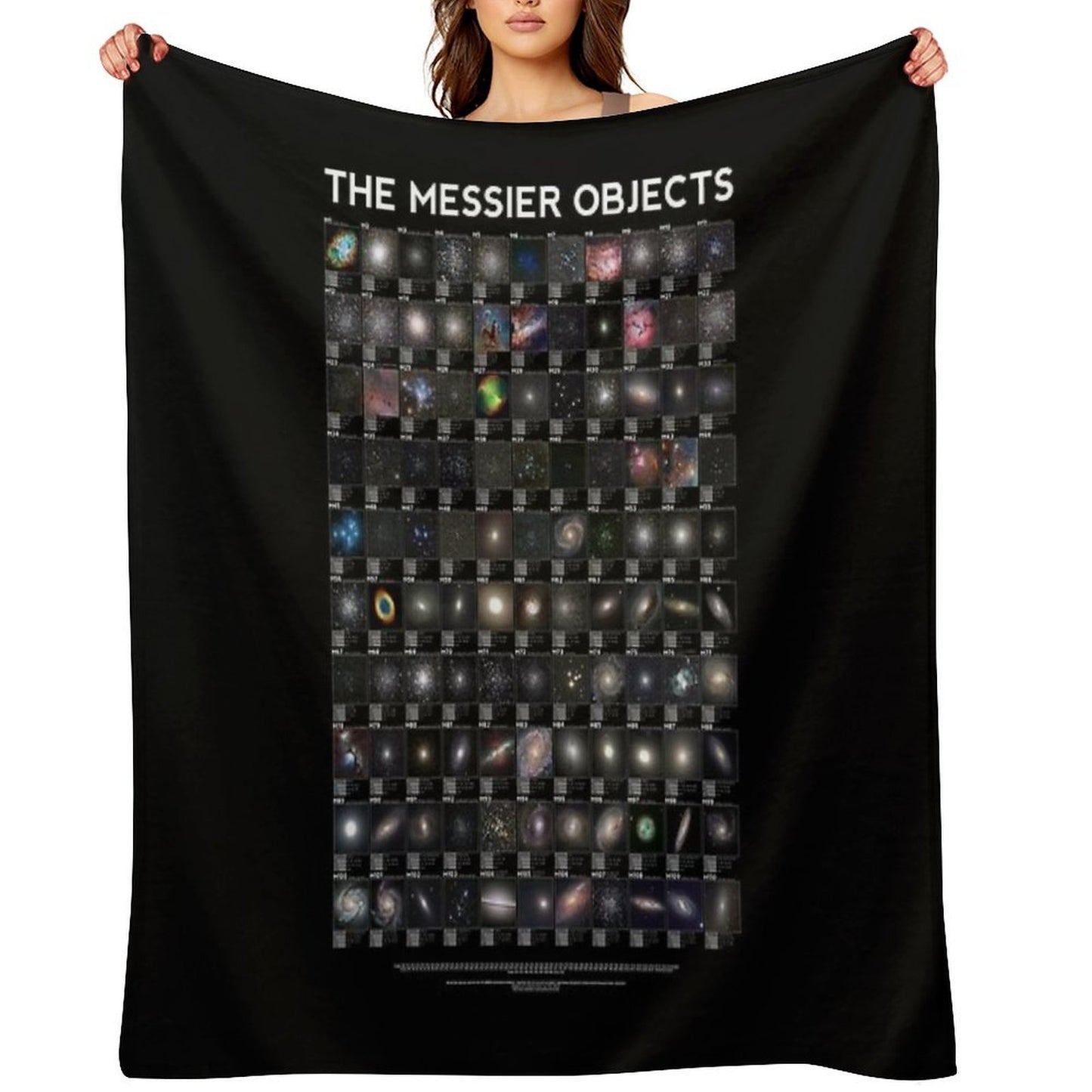 The Messier Objects Throw Blanket