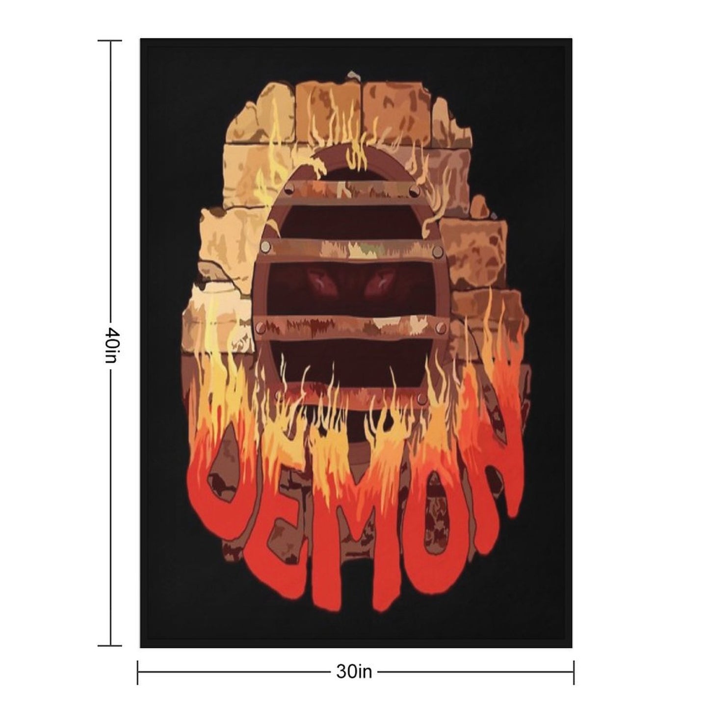 Demon Throw Blanket