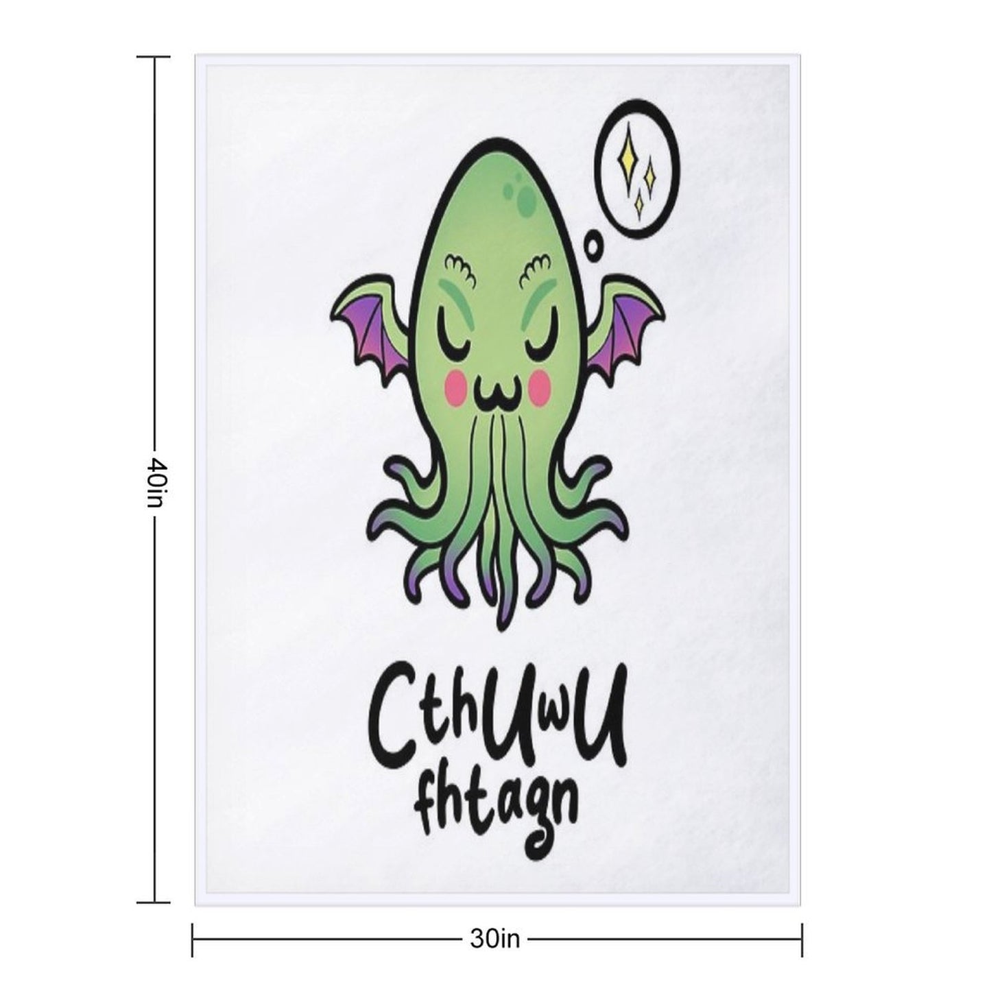 CthUwU Fhtagn Throw Blanket