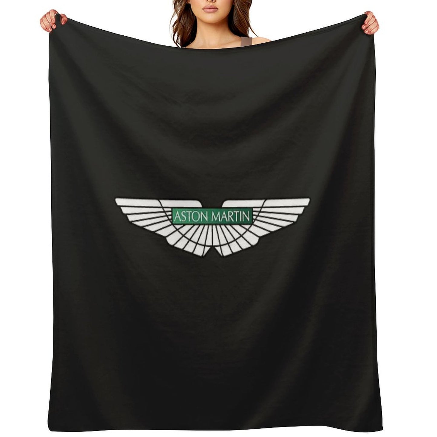 Aston Martin Logo Throw Blanket