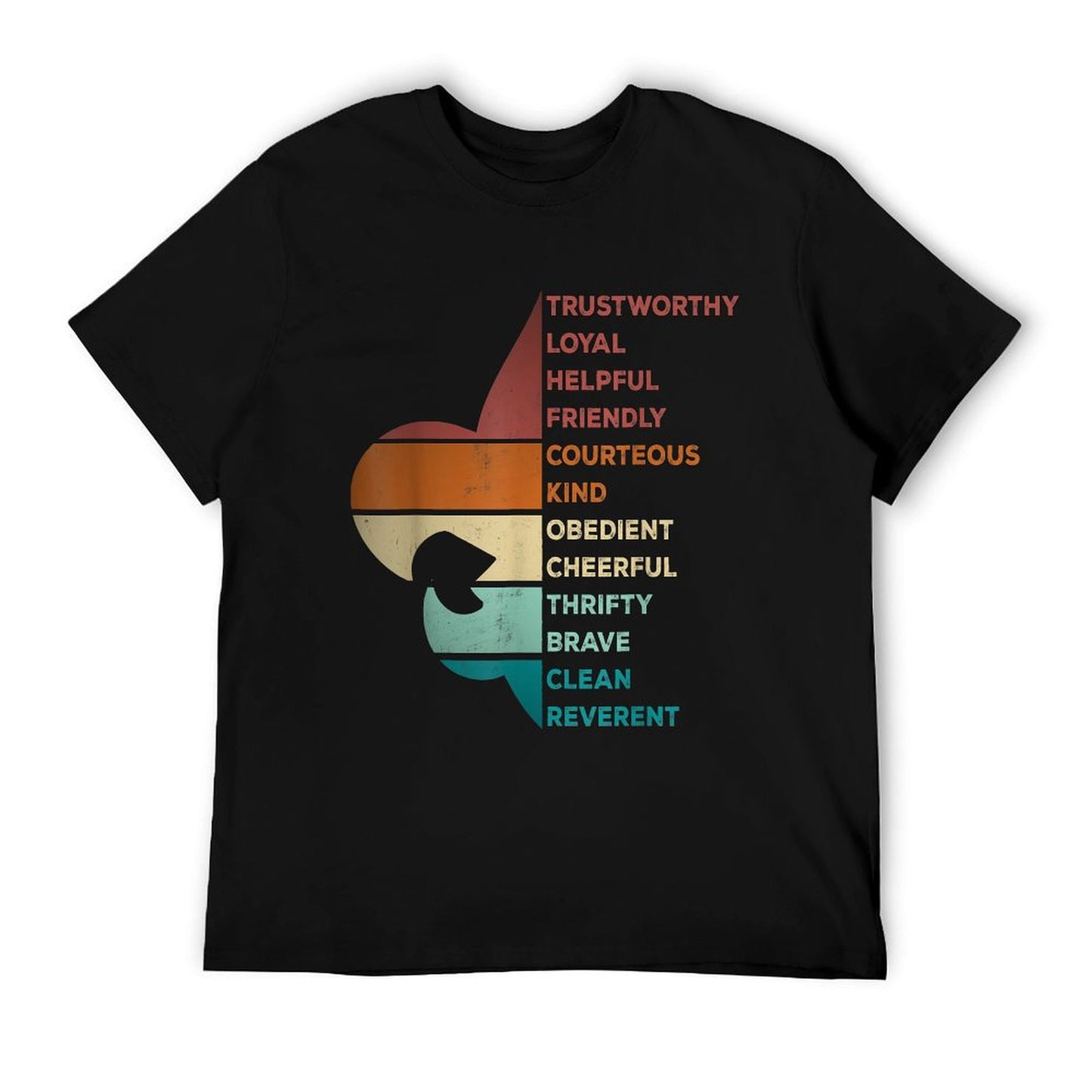 Cool Retro Vintage Style Scouting Law T-Shirt