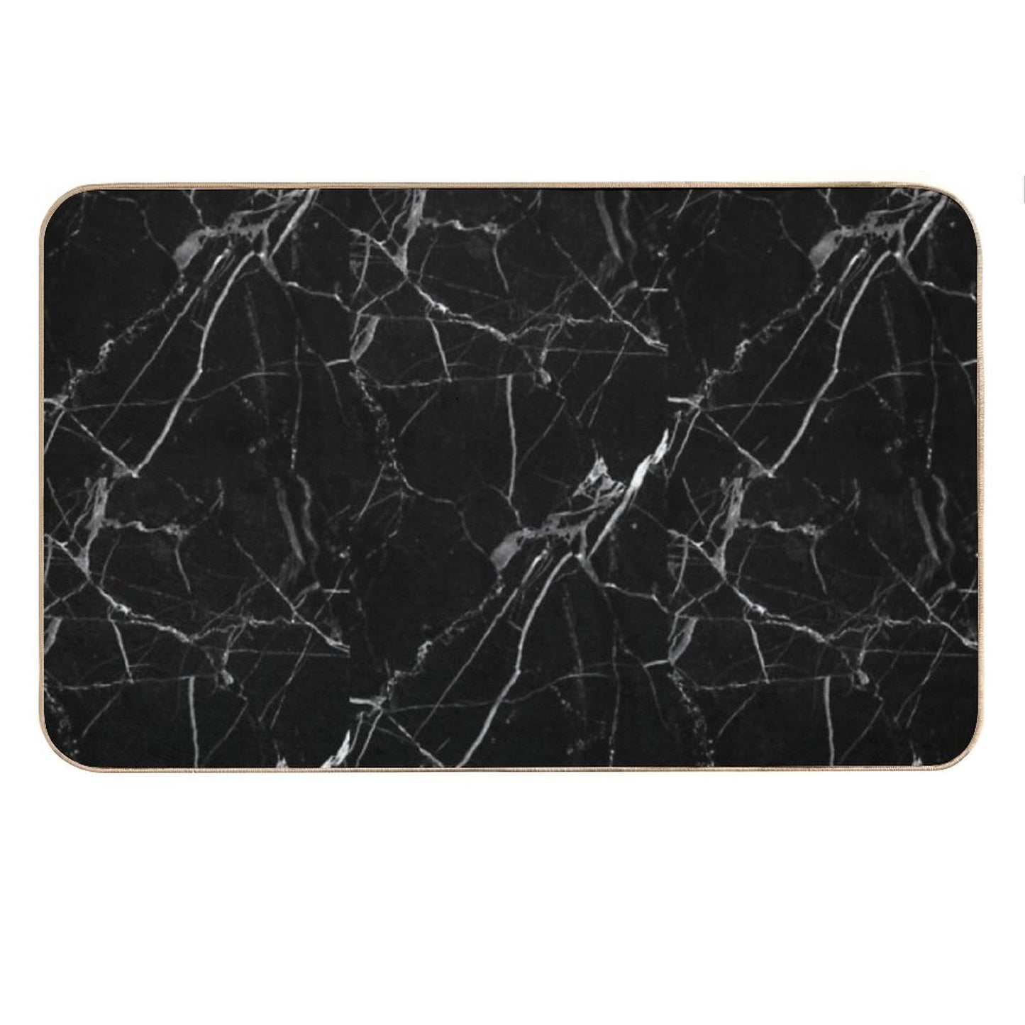 BLACK MARBLE Bath Mat