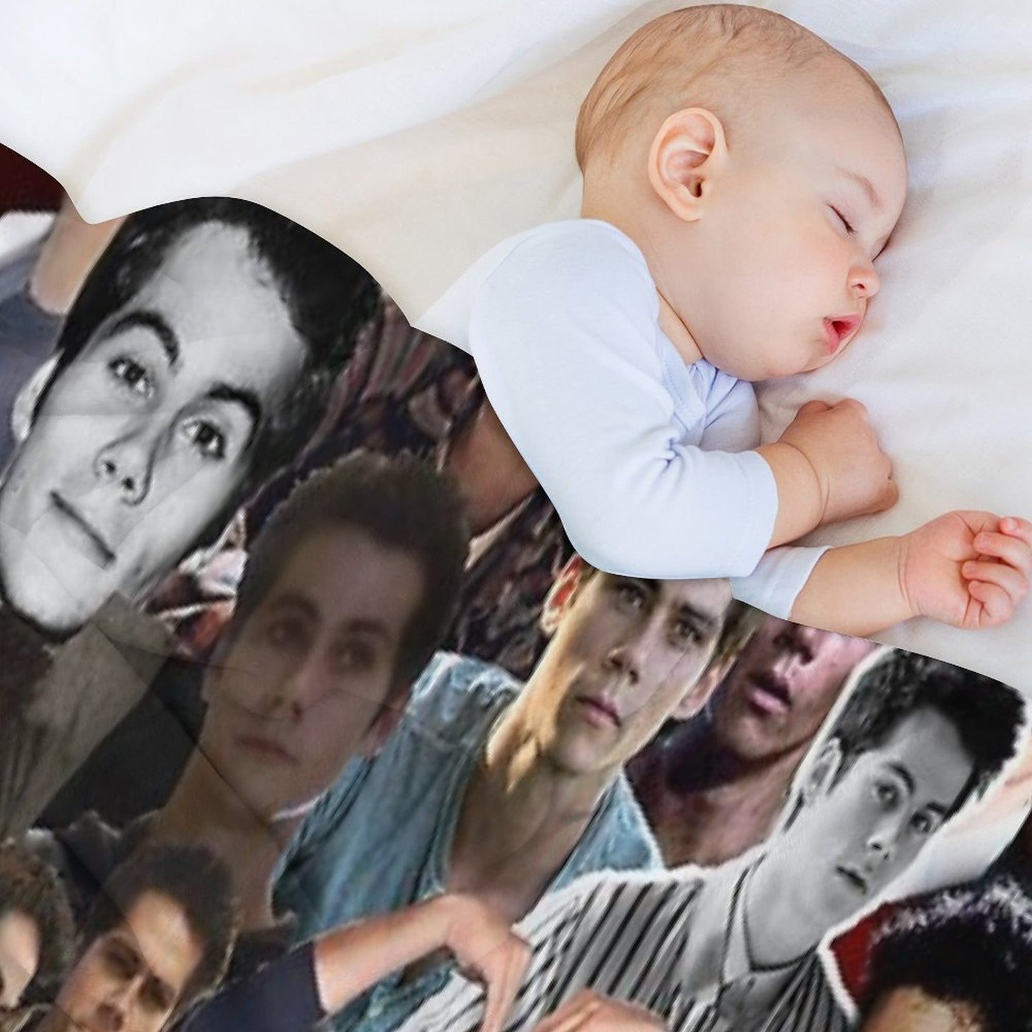 Dylan O'brien Collage Throw Blanket