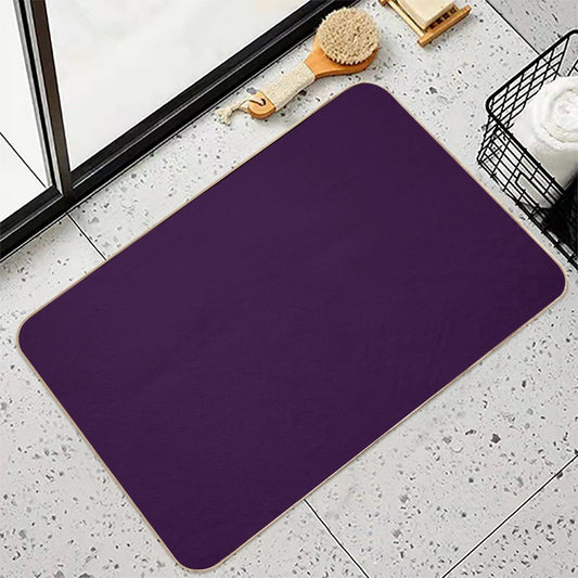 Aubergine Bath Mat