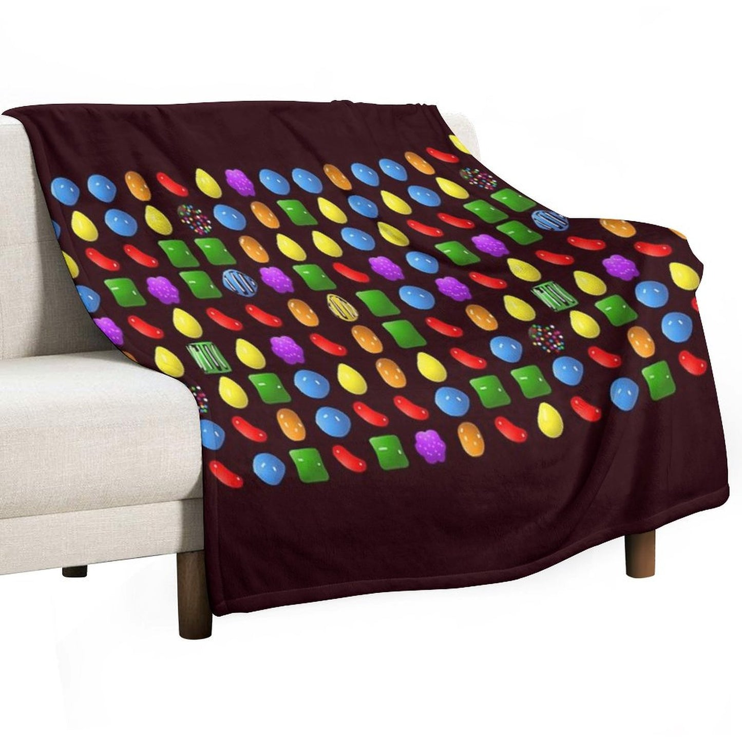 New Candy Crush Saga Throw Blanket