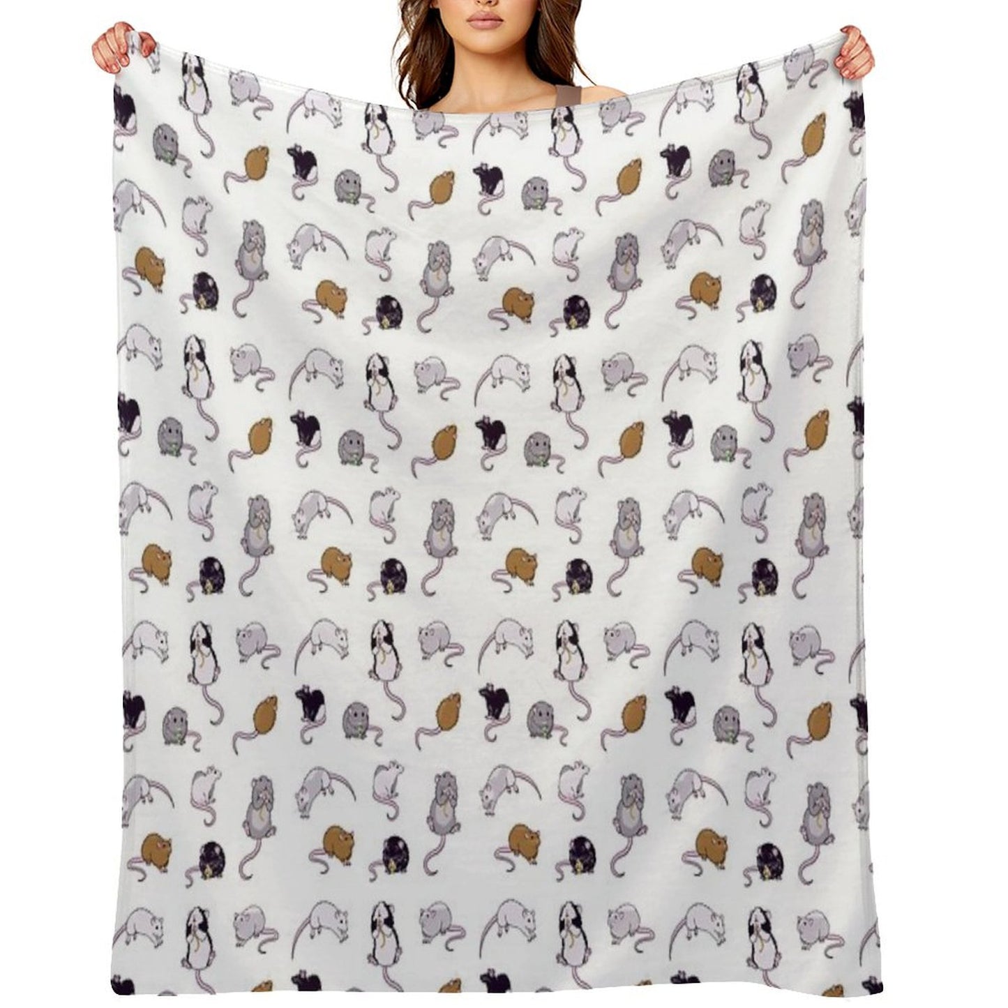 Rats, Rats, Rats Throw Blanket