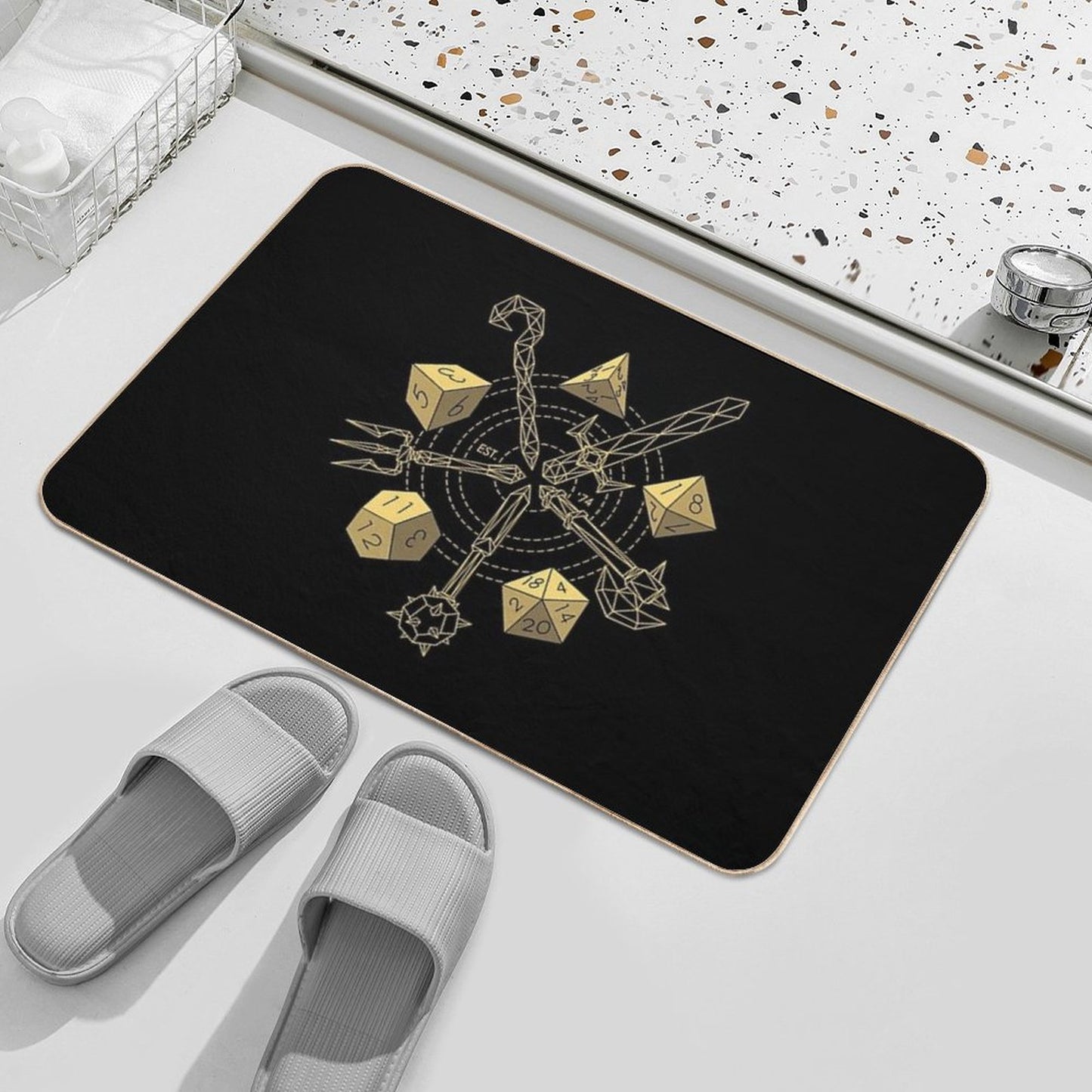 Dungeons & Dragons - Choose Your Weapon Bath Mat