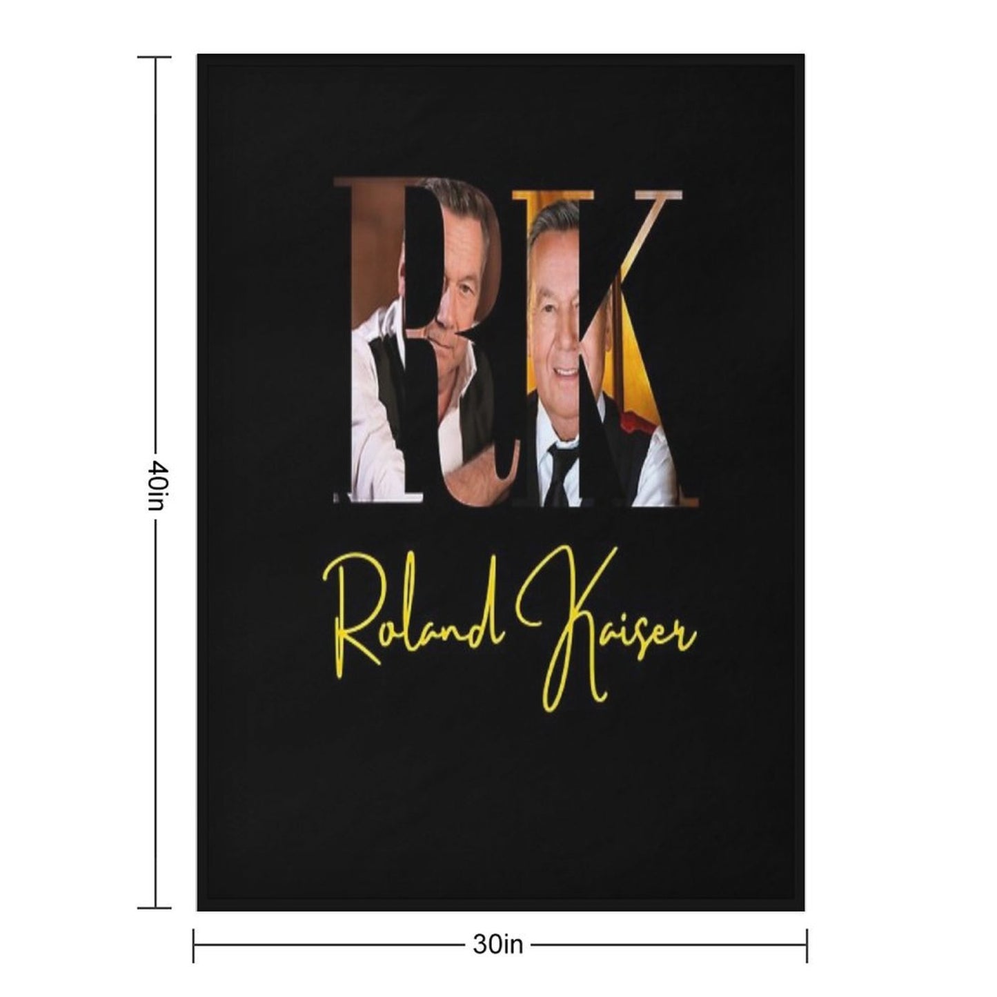 Roland Kaiser-roland Kaiser Festival- Roland Kaiser Merch Throw Blanket
