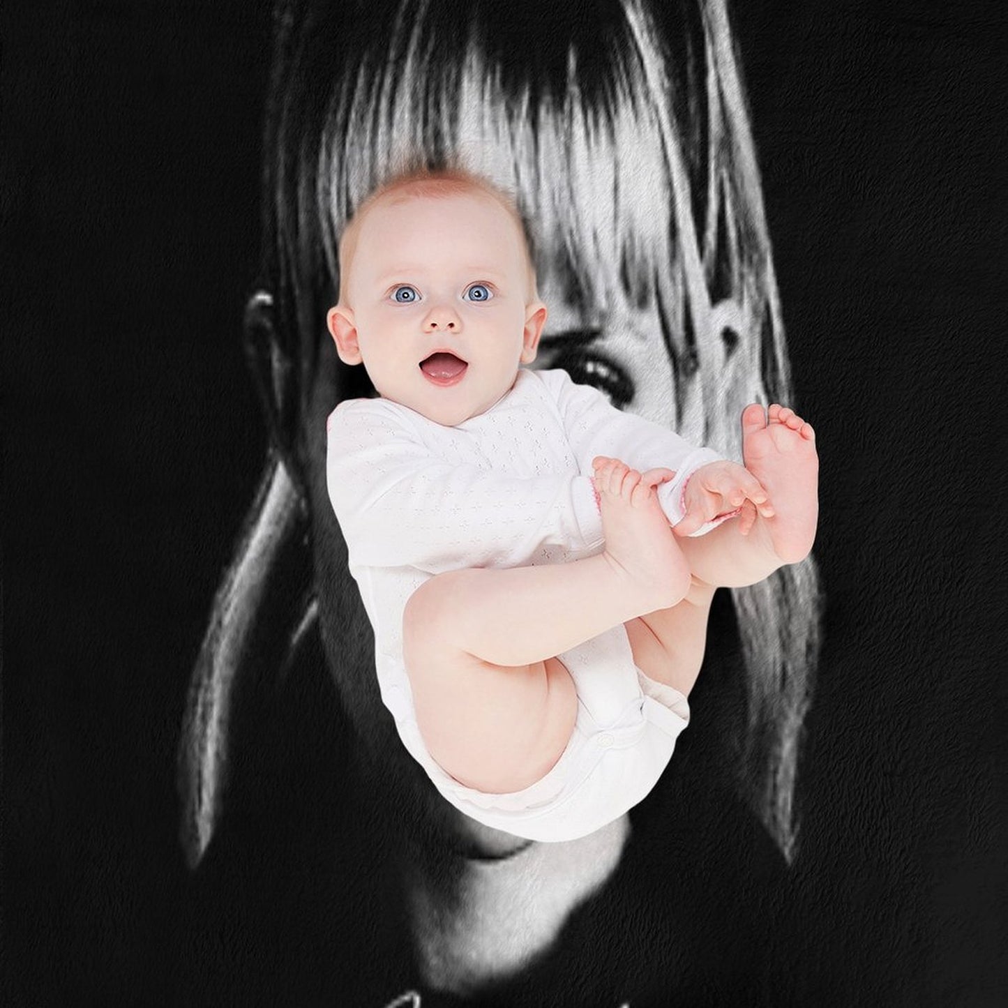 Angèle - Portrait Throw Blanket