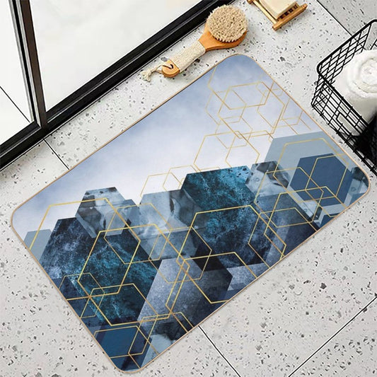 Geometric Compilation Bath Mat