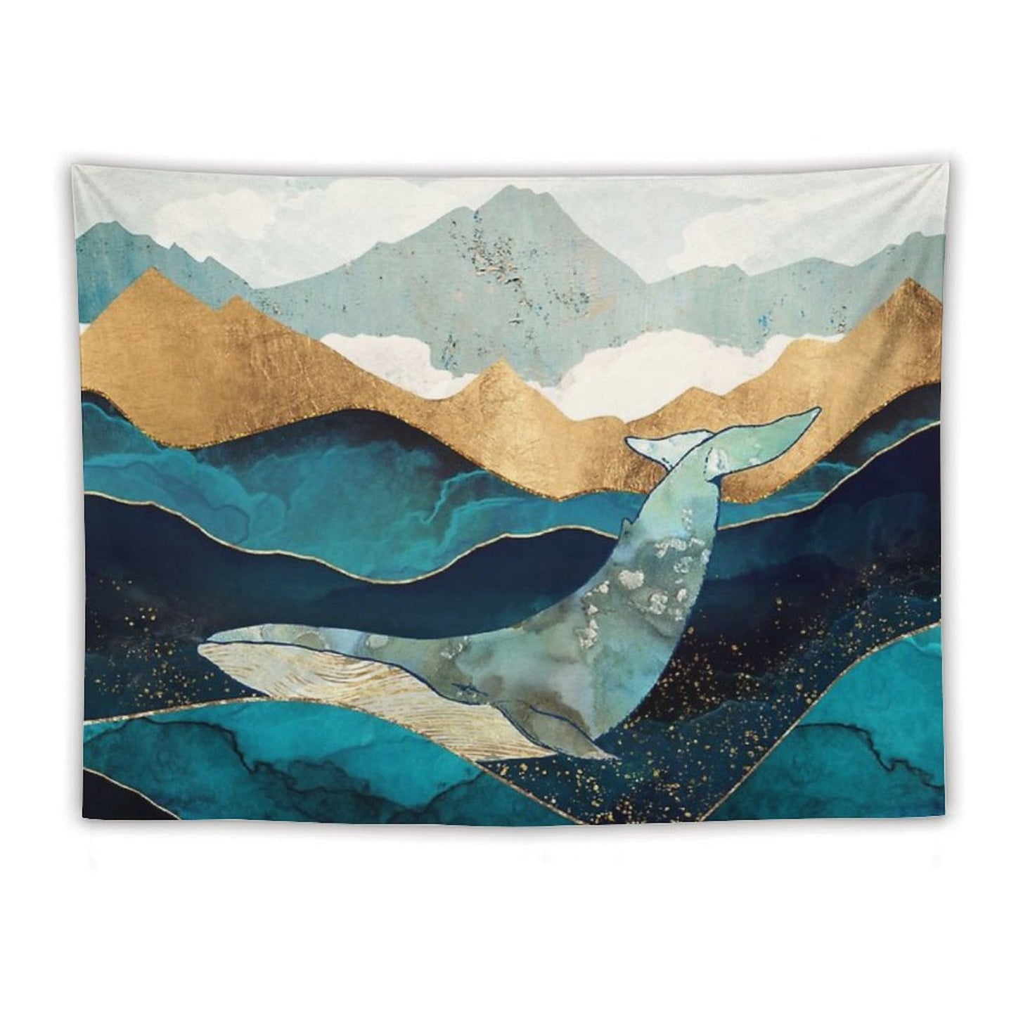 Blue Whale Tapestry