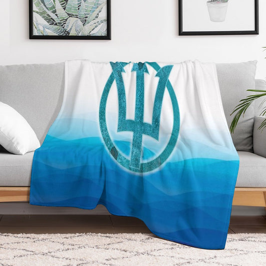 Poseidon Throw Blanket