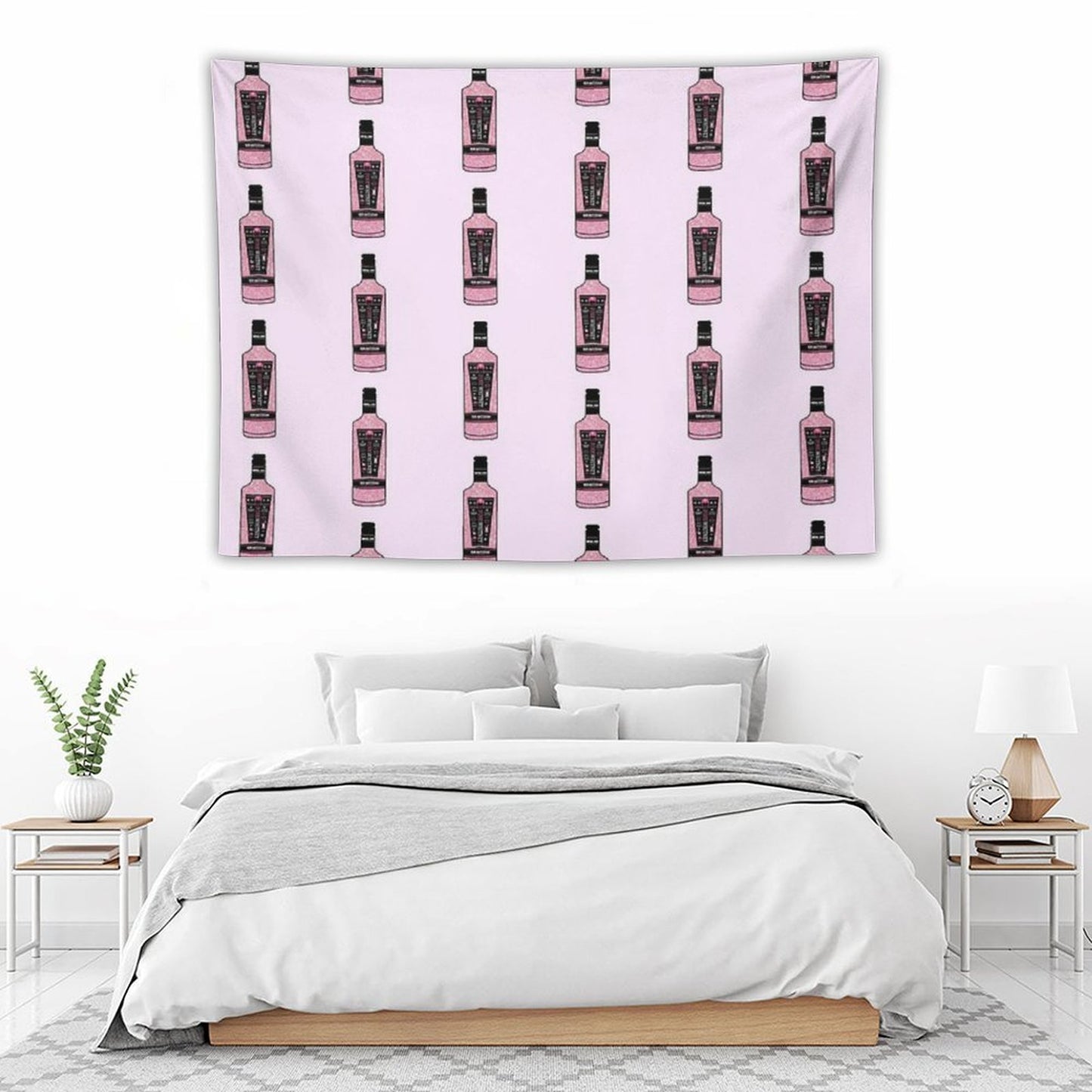 Pink Whitney Glitter Tapestry