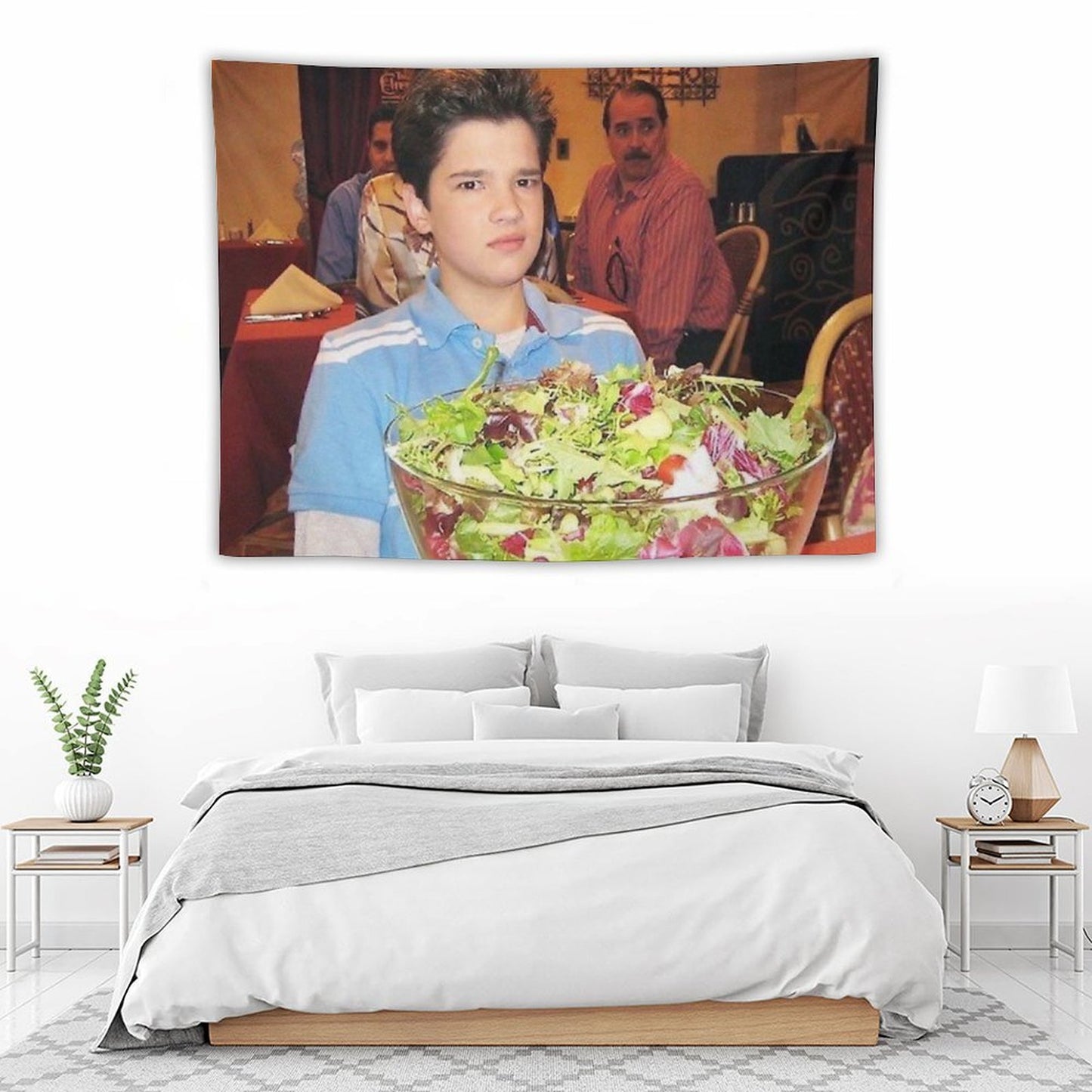 Freddie Benson with A Salad Tapestry
