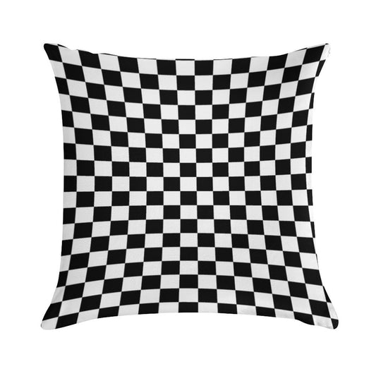 Chequered Flag Checkered Racing Car Winner Bedspread Duvet Phone Case Soft Fade-Resistant Throw Pillow