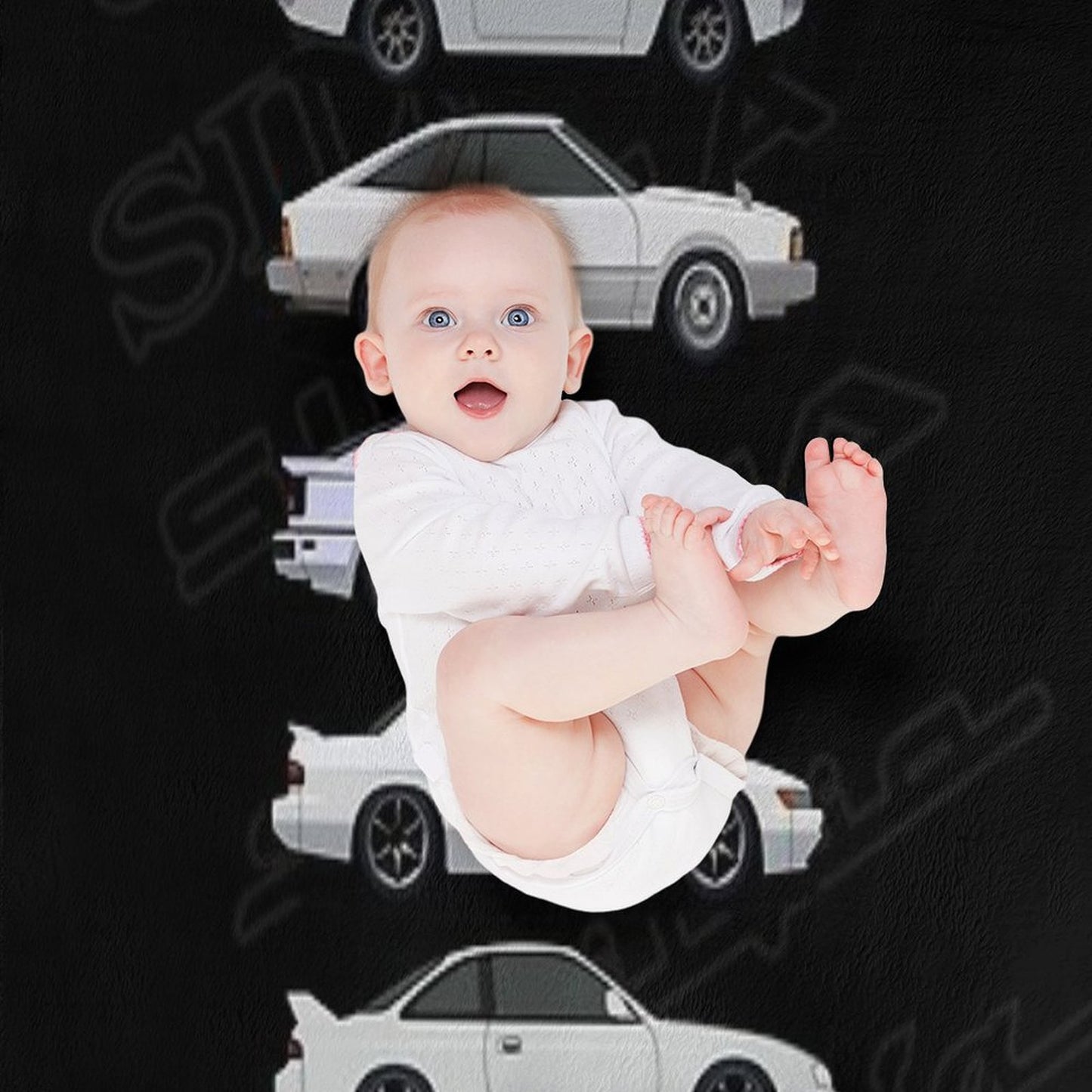 Nissan Silvia Generations Throw Blanket