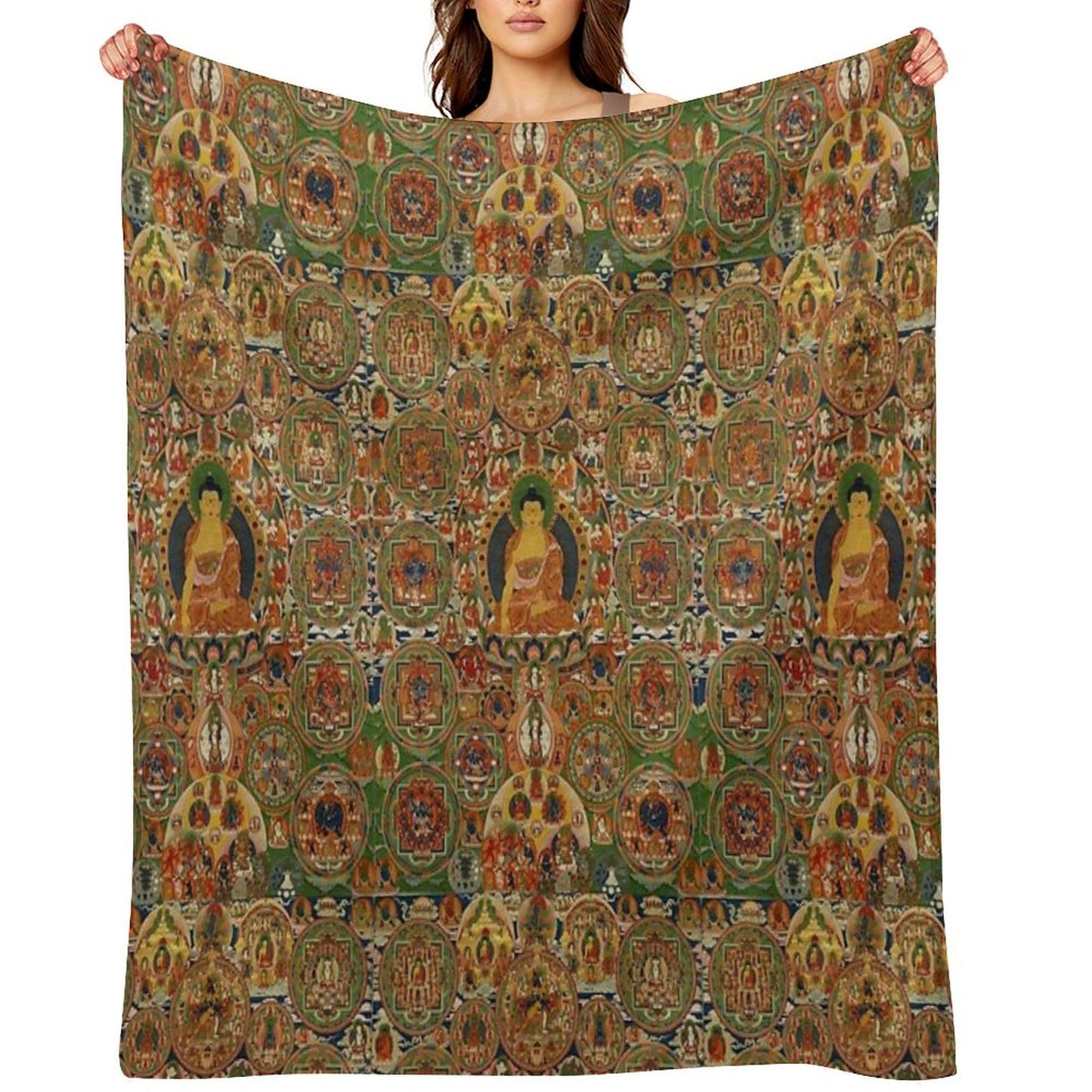 Buddha Throw Blanket