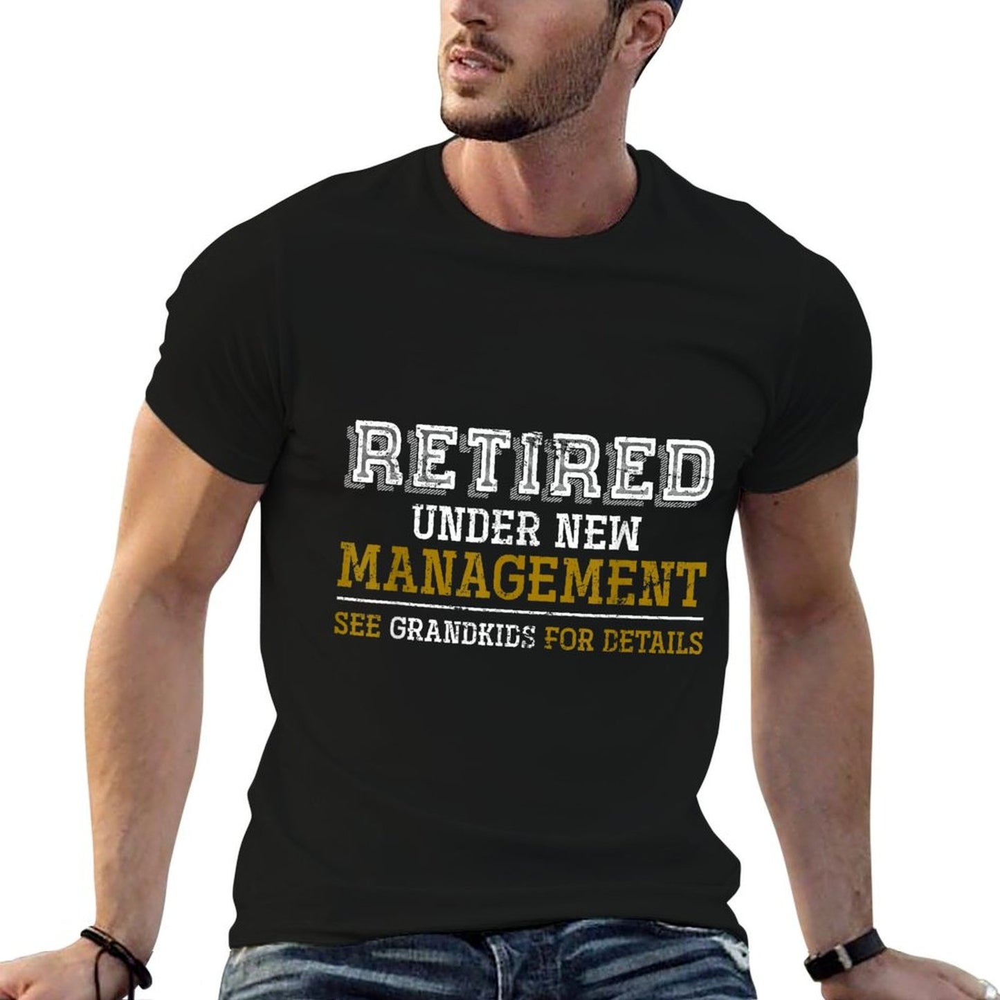 Funny Grandkids Grandpa Retirement Gift Retired T-Shirt