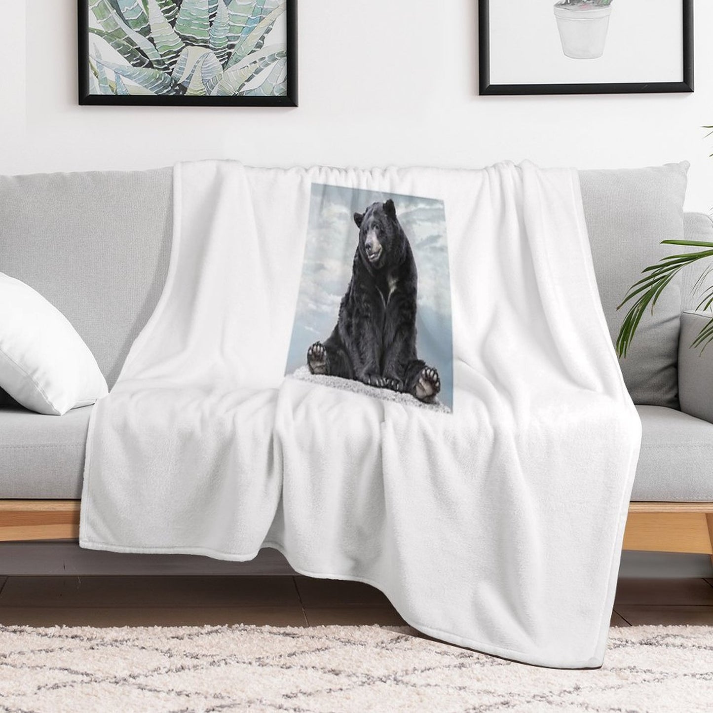 Lions & Tigers & Bears, Oh My! Throw Blanket