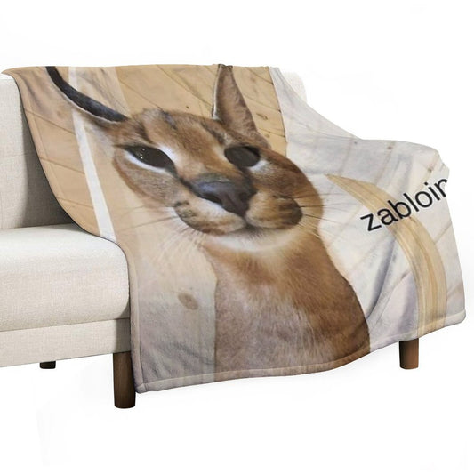 Zabloing Meme Throw Blanket