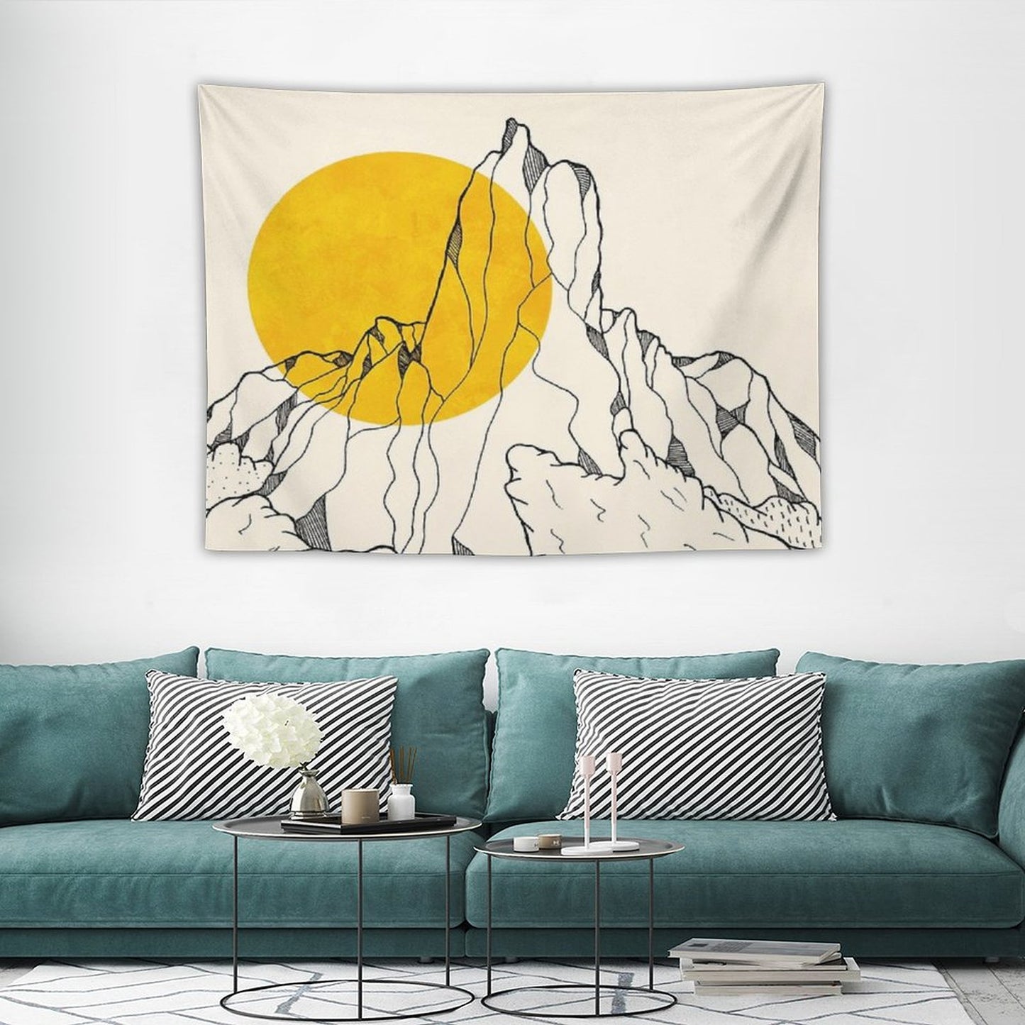 The Peak And The Waves Tapestry