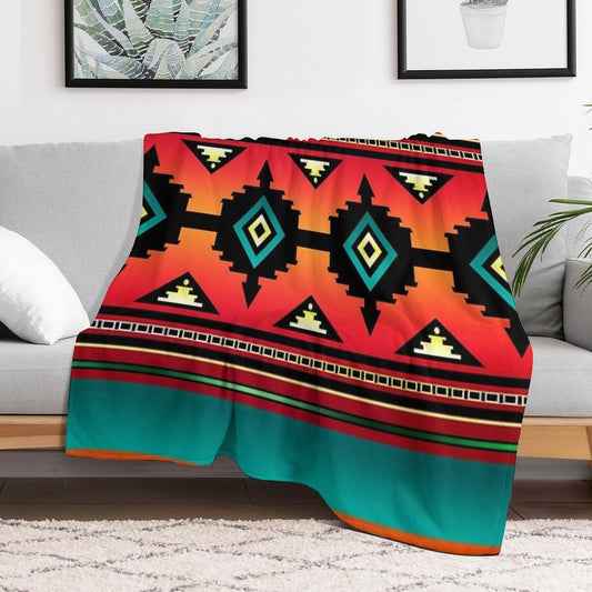 Canyon  Navajo Throw Blanket