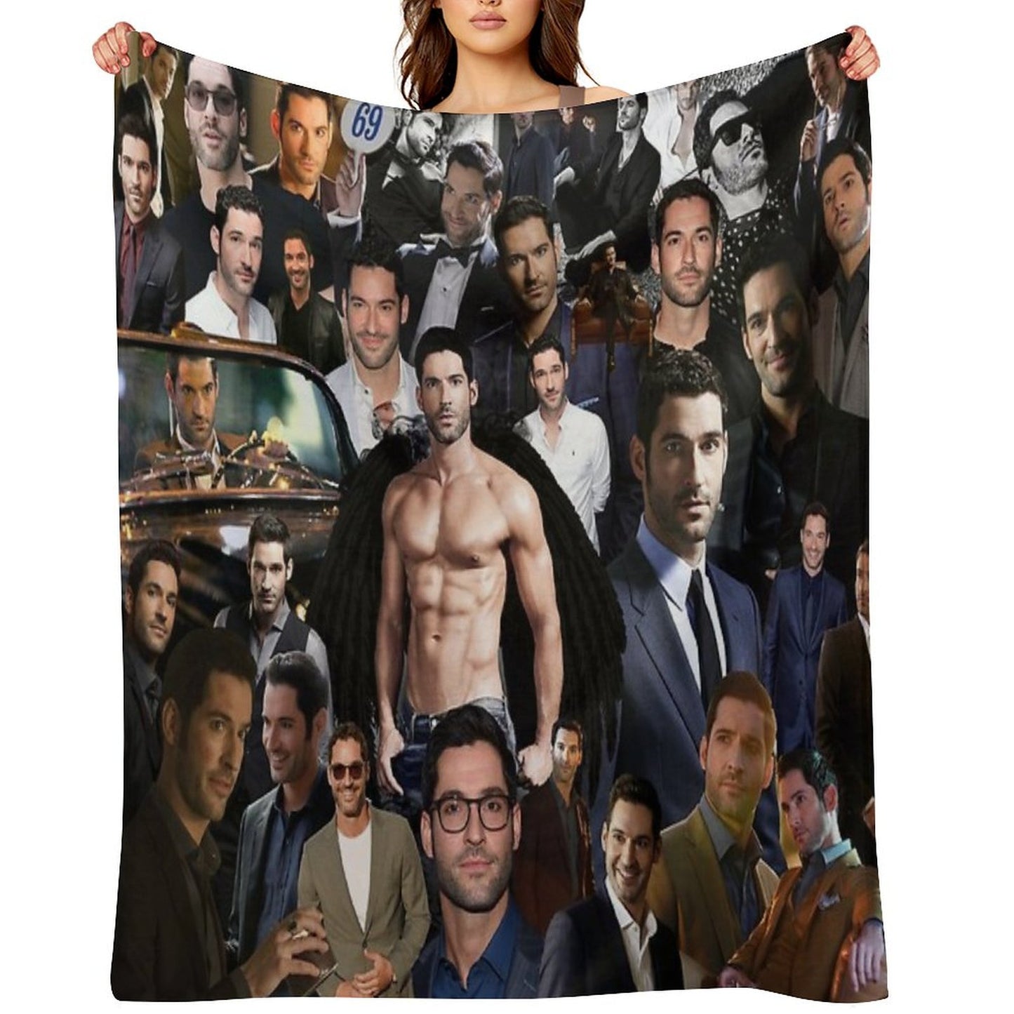 Tom Ellis Throw Blanket