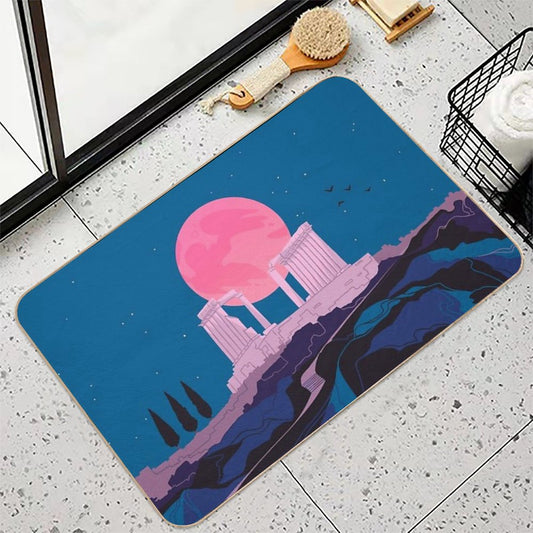 Temple of Poseidon at Sounion Bath Mat