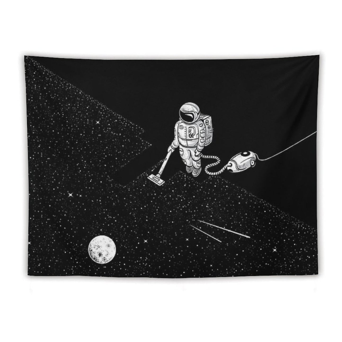 Space Cleaner Tapestry