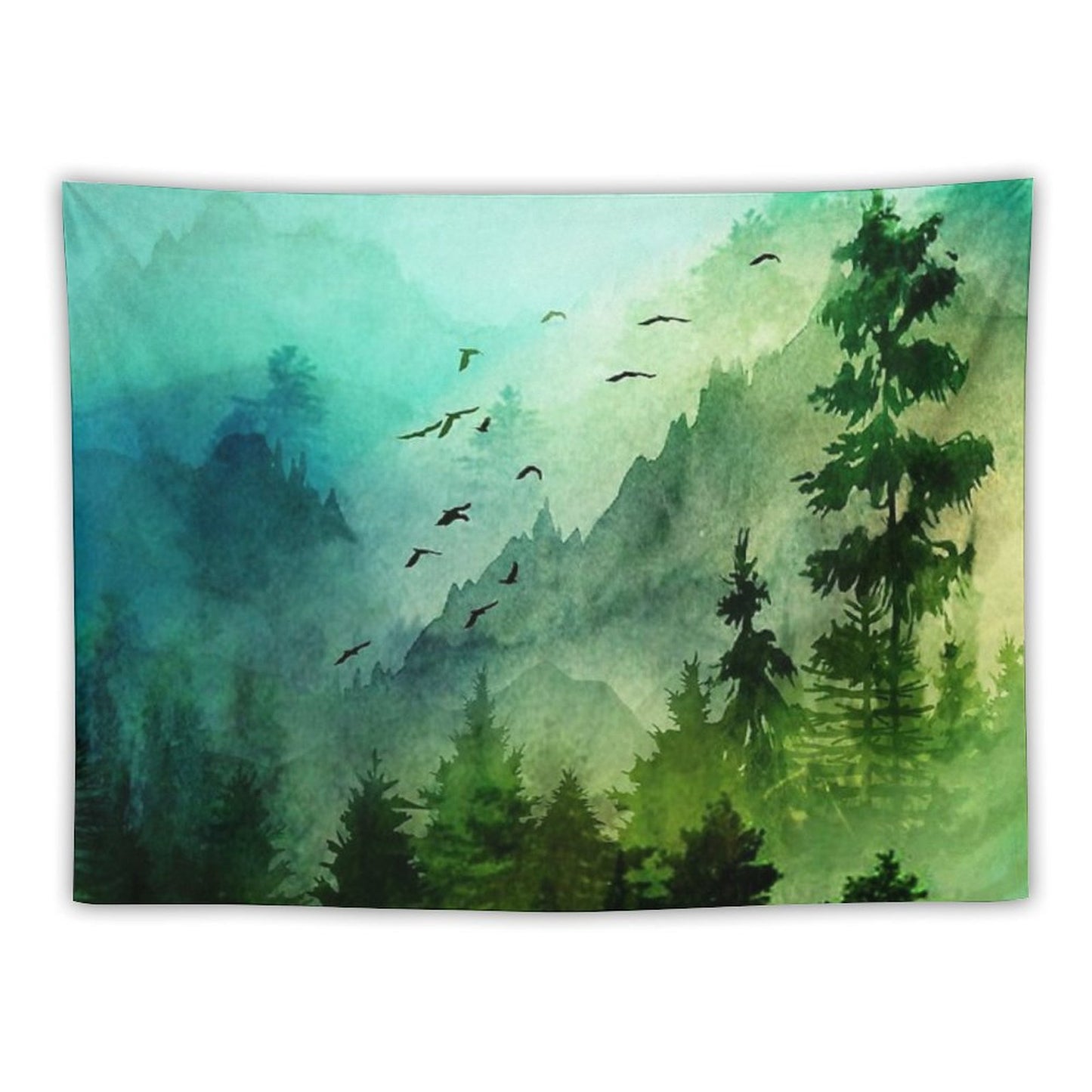 Mountain Morning Tapestry