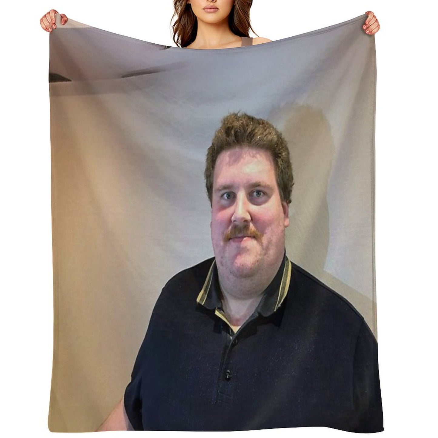 Drachenlord Poster - Rainer Winkler The Superstar Original (2024) Upscaled, High Quality Poster Throw Blanket