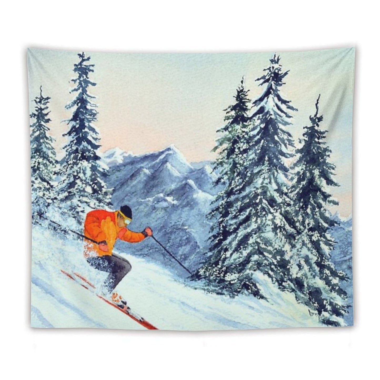 Skiing - The Clear Leader Tapestry