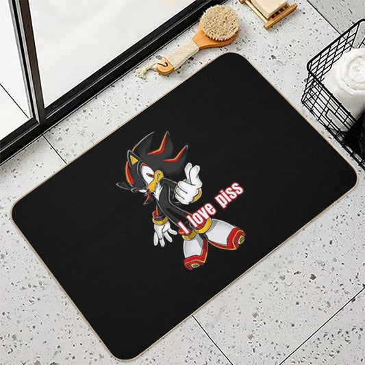 Shadow The Hedgehog I Love Piss Bath Mat