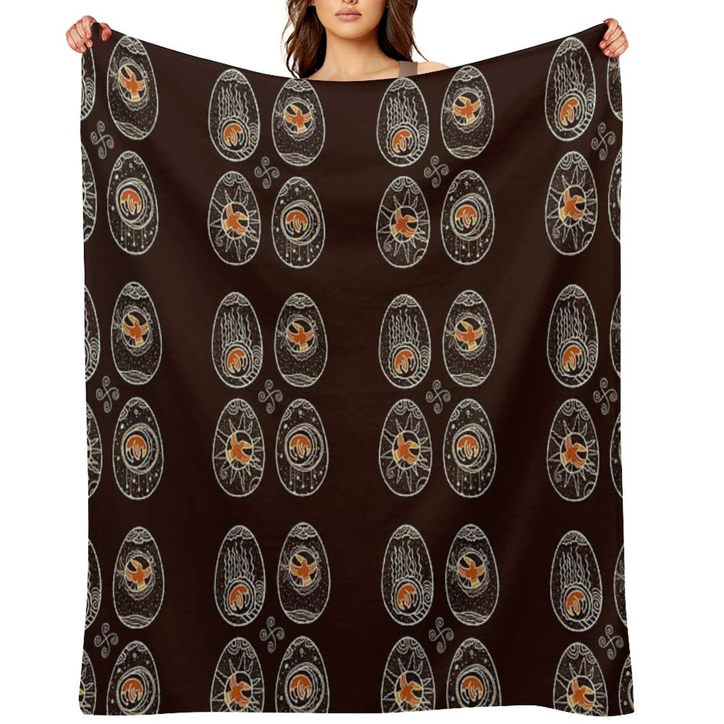 Ravens Spring Throw Blanket