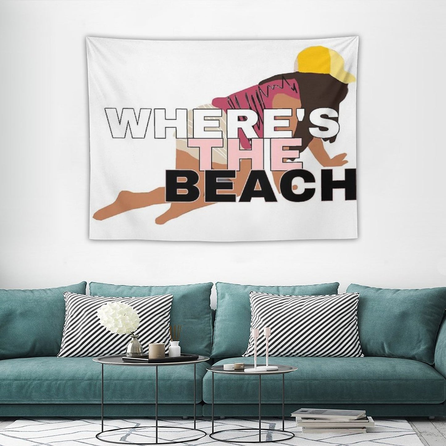 Where's The Beach Tapestry