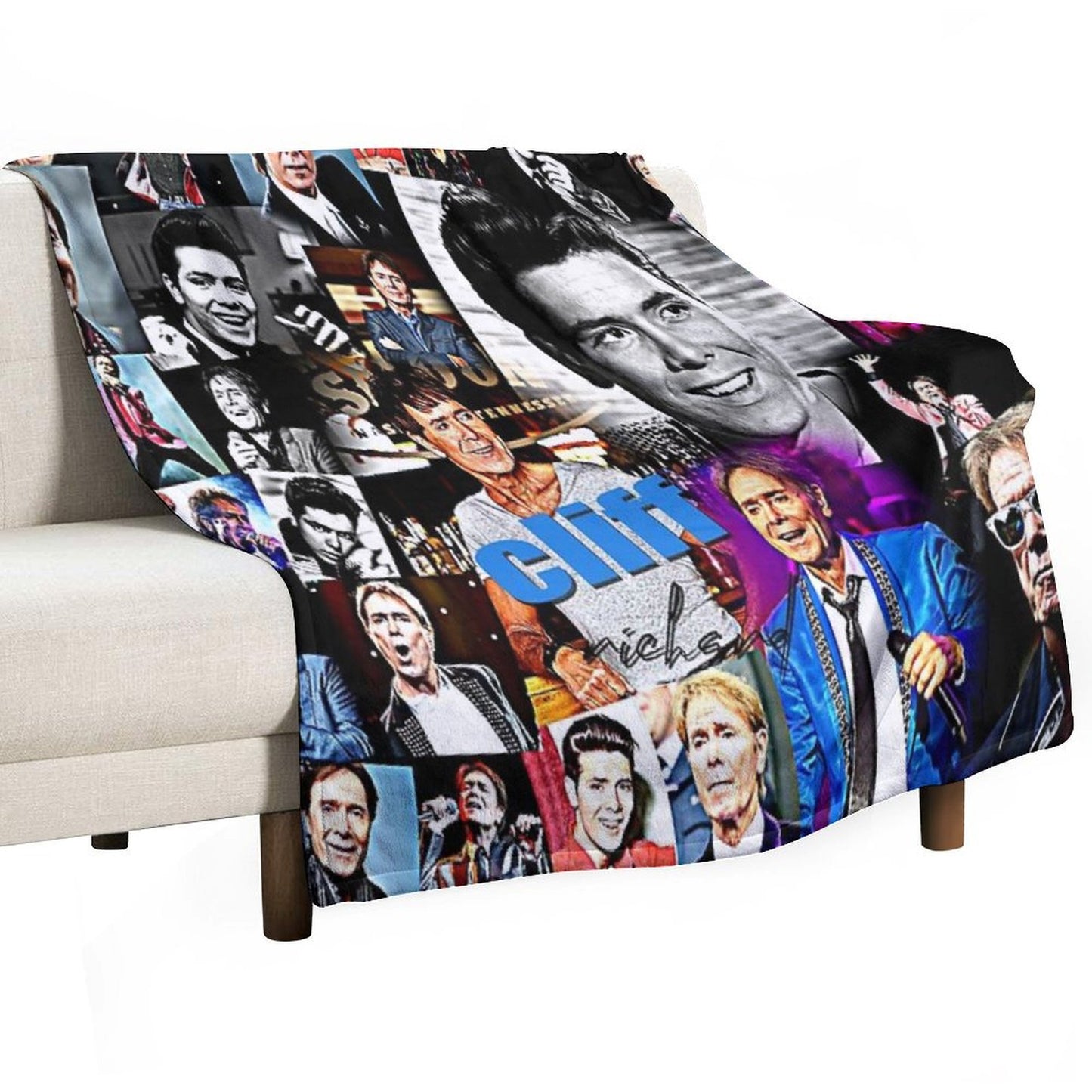 Cliff Richard Throw Blanket