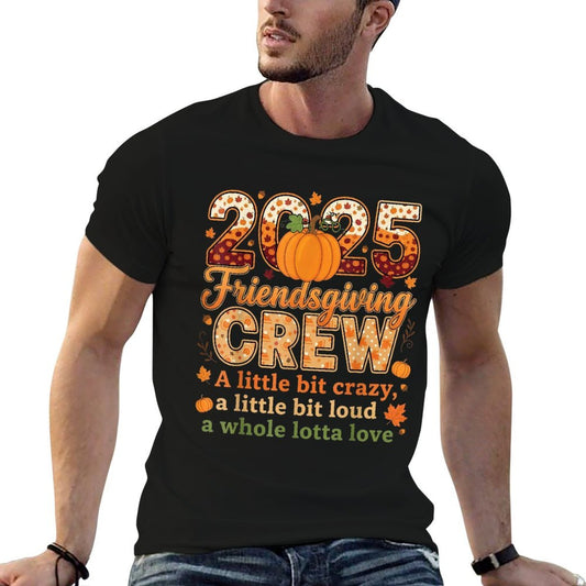 Squad Turkey Friends Thanksgiving 2025 Friendsgiving Crew Eco-friendly Material T-Shirt