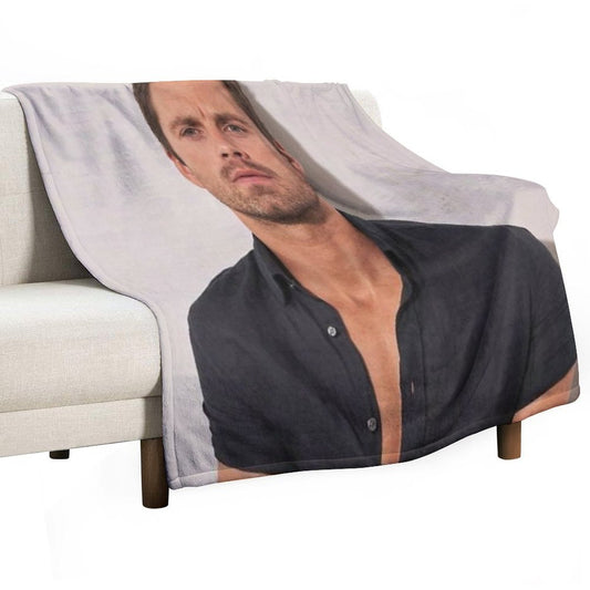 Stan in Black Shirt Throw Blanket